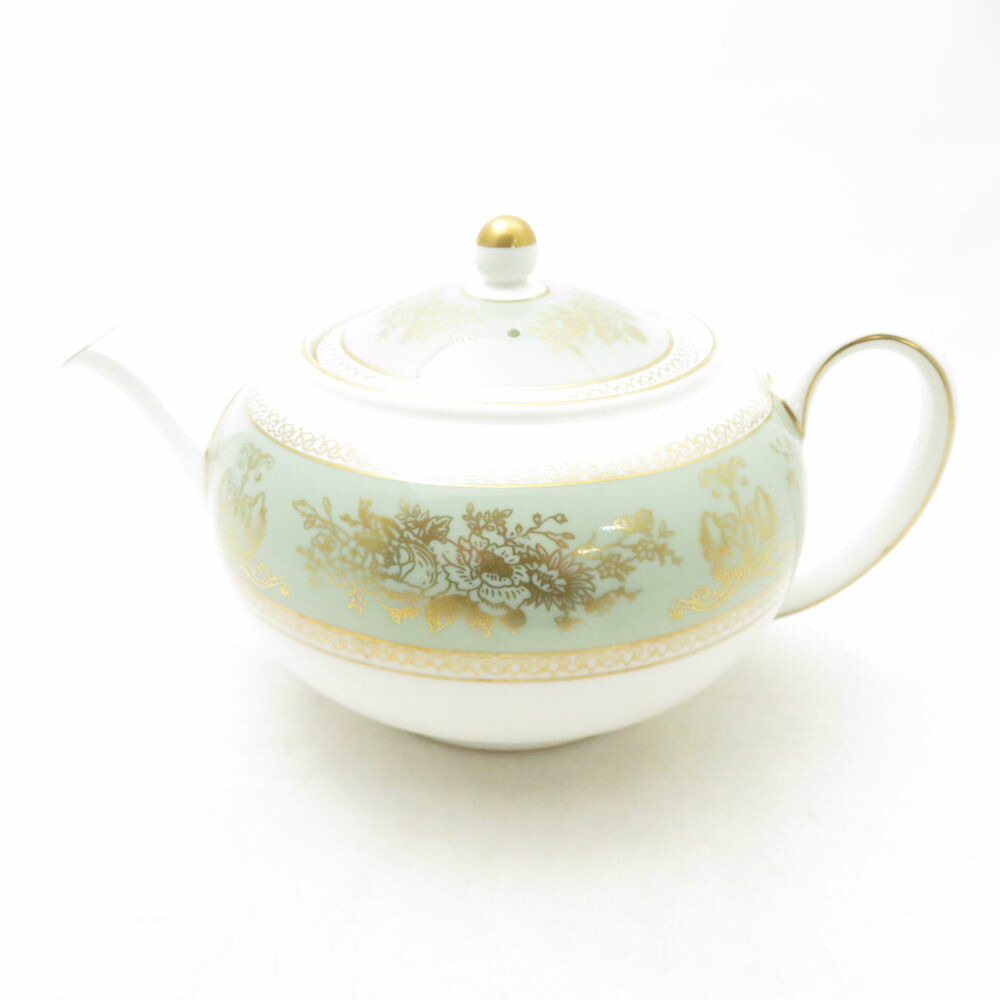 WEDGWOOD ウェッジウッド コロンビアサルヴィア緑であること ティーポット 1.2L 1200ml L大いさ SO3920E1 【中古】