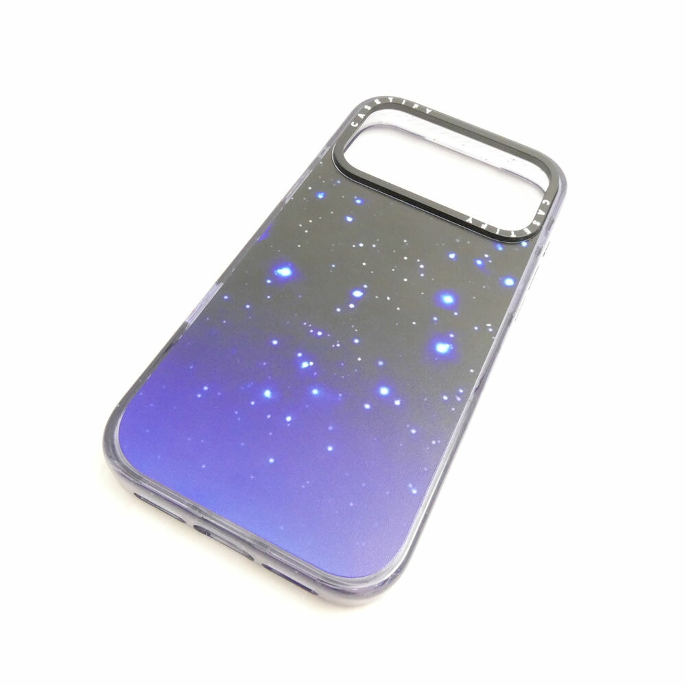 美品 CASETiFY ケースティファイ iphone17 pro スマホケース 全ての存在柄 iPhone入れもの AD1901 【中古】