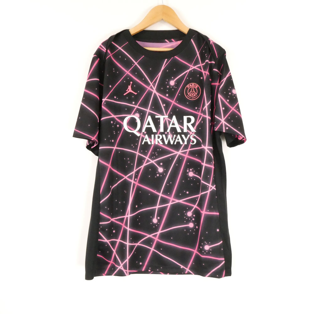 美品 NIKE ナイキ IF3971-011 2025 光の都市SG CW 翰林院労働者階級 プレ擦り付け木 蹴球プルオーバー M ポリエステル100% 半袖 写し物 PSG Jordan トップス メンズ 金4428A5 【中古】