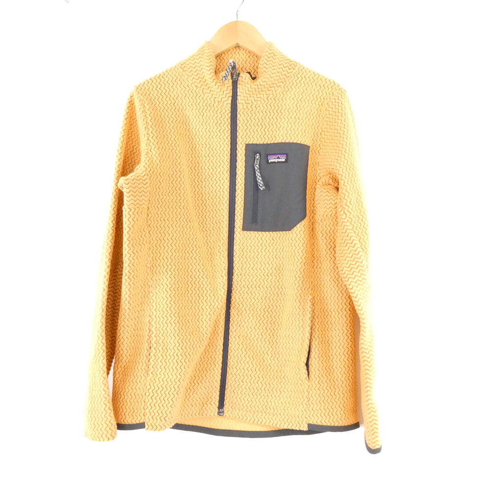 美品 Patagonia パタゴニア R1 エア湖 フルジップ 上衣 XL ポリエステル フリース キッズ 長袖 AN3417A89 【中古】