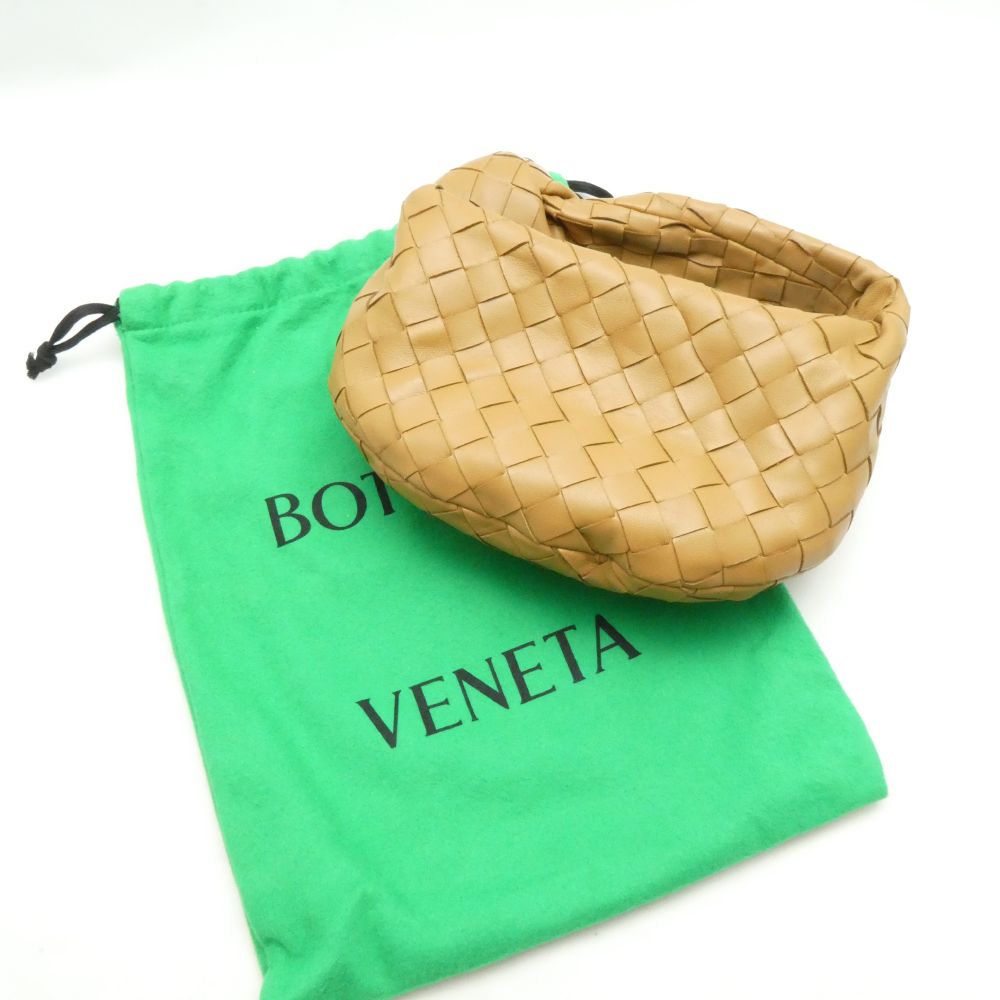 美品 BOTTEGA VENETA ボッテガヴェネタ ミニジョディバッグ ハンドバック ミニ いの一番手持ち部分 レディース AD1955W1 【中古】