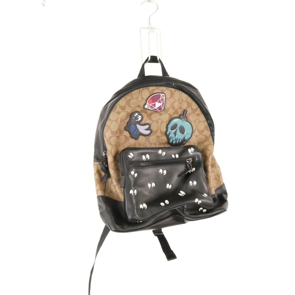 美品 COACH コーチ職 Disney ウォルトディズニー F72954 御徒面子容器に並べる 白雪姫 背嚢 名書き AN3353 【中古】
