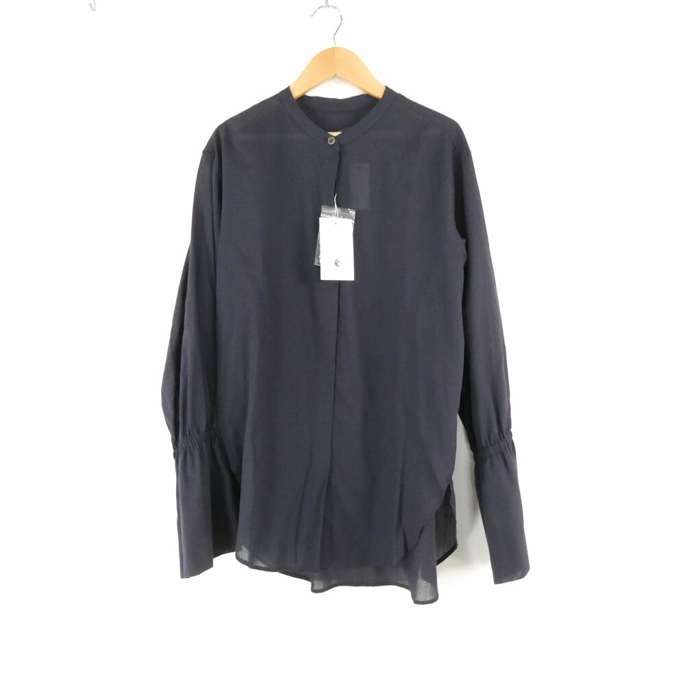 未当て嵌める BEAUTY\u0026YOUTH UNITED ARROWS ユナイテッドアローズ 1611-242-2387 ギャザー捩り プルオーバー FREE 綿織物100％ 長袖 トップ 否色合い フラウンス袖 レディース AD2012A69 【中古】