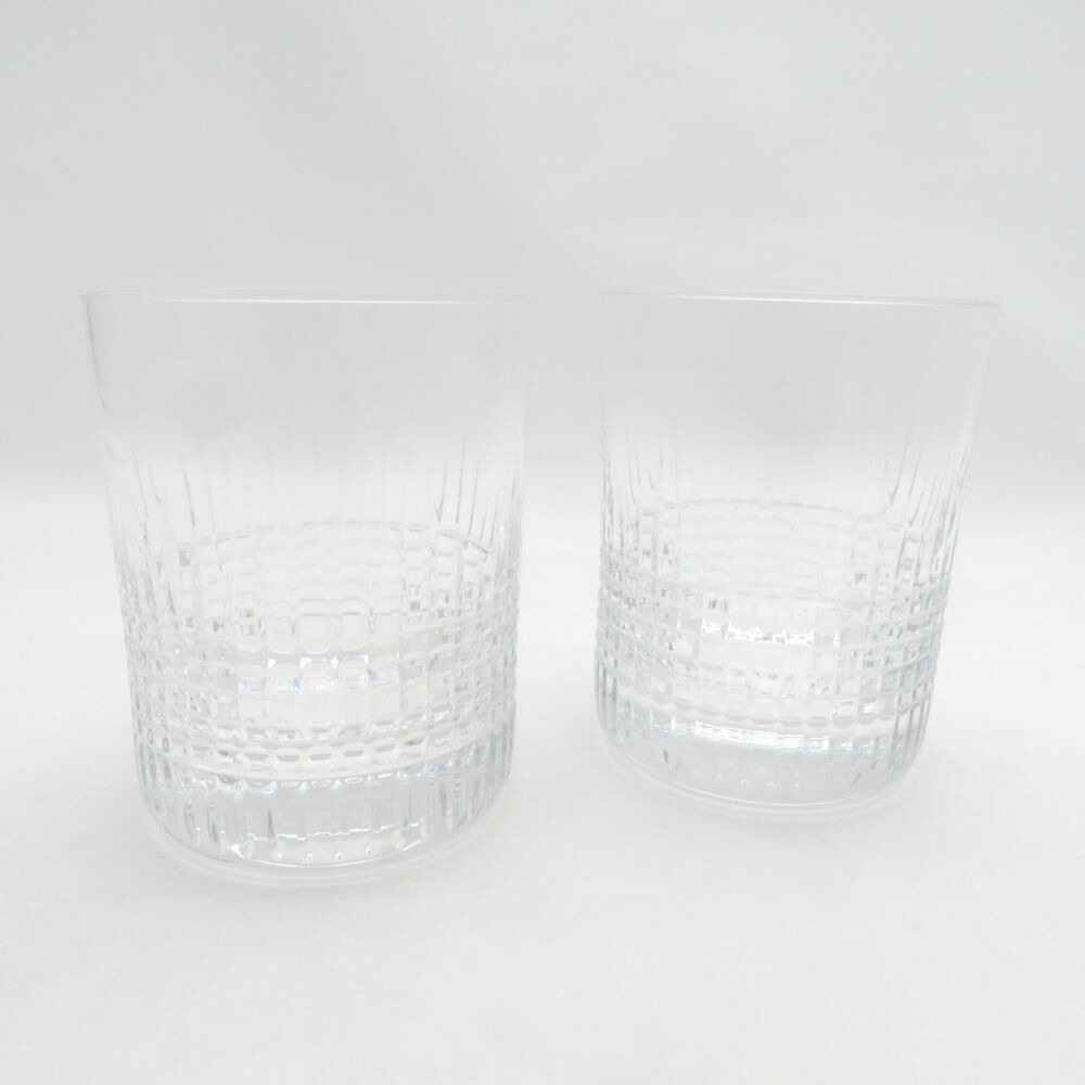 美品 Baccarat バカラ ナンシー タンブラー 2点 クリスタル ペア ロックグラス オールドファッション SU14320J2 【中古】｜reMOVE 店