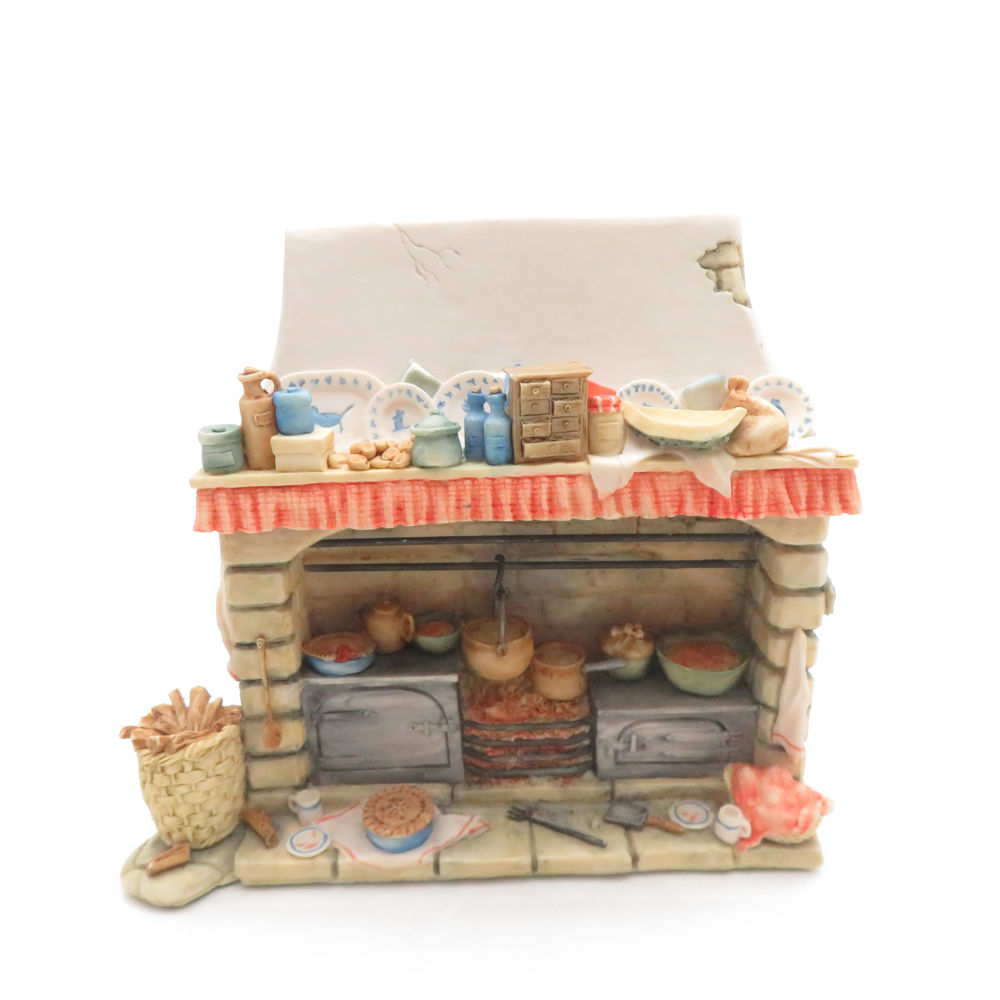 美品 BorderFineArts ボーダーファインアーツ ジルバークレム ブランブリーヘッジ のばらの村のものがたり The fireplace 暖炉 置物 オブジェ 英国 ヴィンテージ SU14684L2 【中古】｜reMOVE 店 16,206円