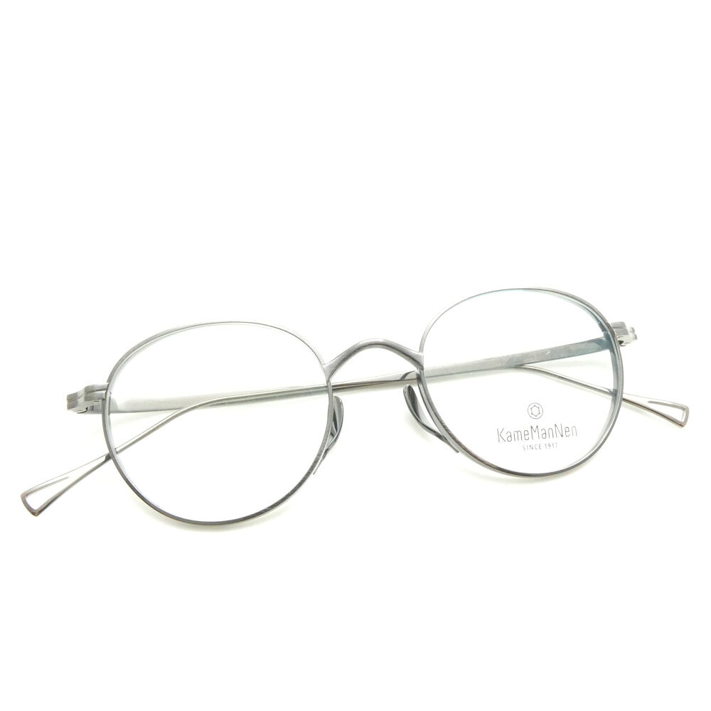 未使用 KameManNEN カメマンネン KMN 113 眼鏡 48□21-145 ボストンシェイプフレーム BRH シャーリングブラウン AD2273 【中古】|reMOVE 店