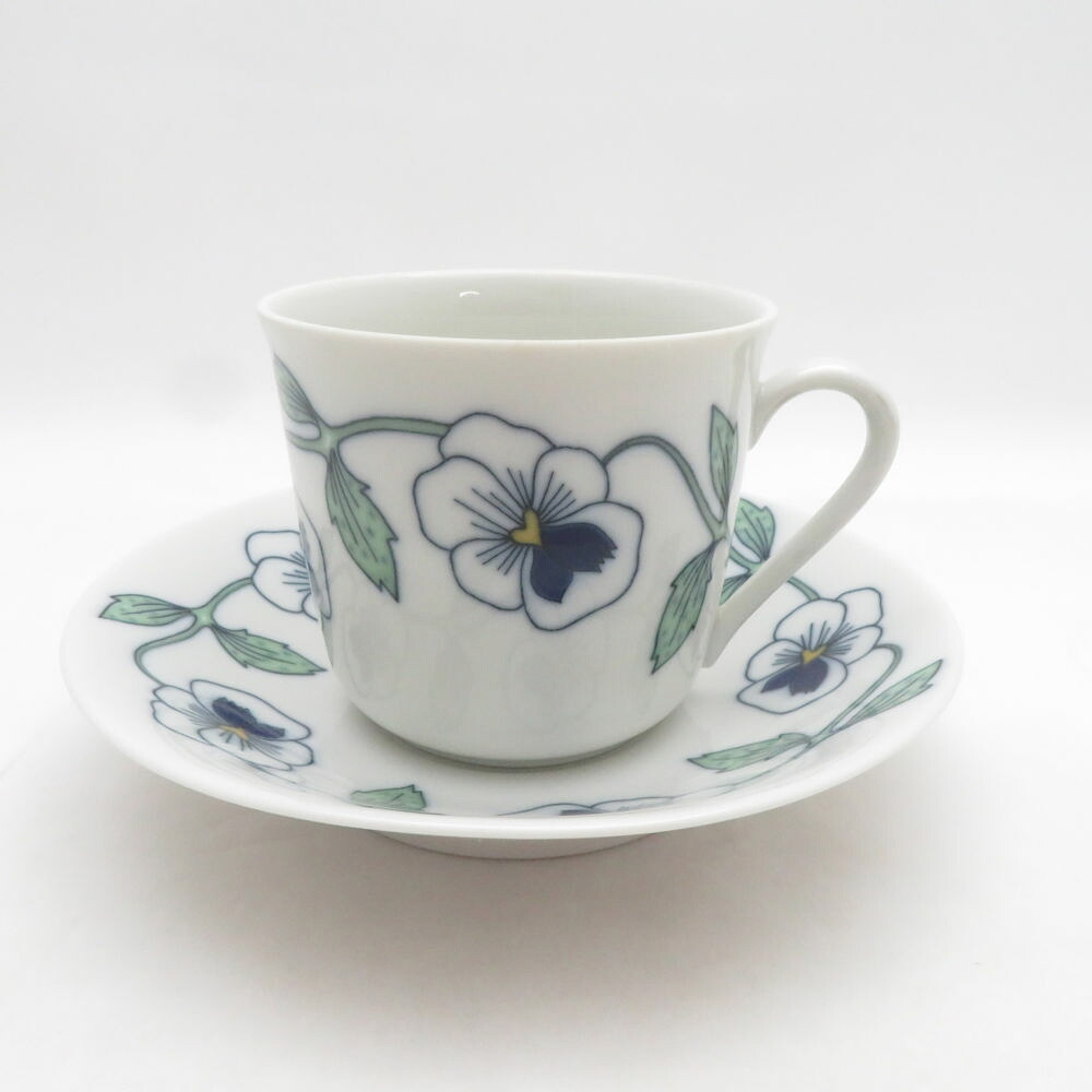美品 Rorstrand ロールストランド シルビア コーヒーカップ＆ソーサー 珈琲 花柄 北欧 SO4156V1 【中古】｜reMOVE 店