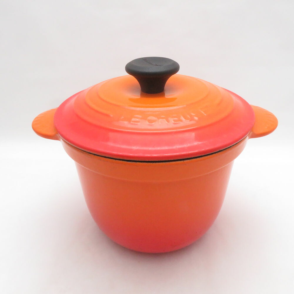 Le Creuset ルクルーゼ ココット エブリィ 両手鍋 18cm ご飯 炊飯 SN598H2 【中古】｜reMOVE 店