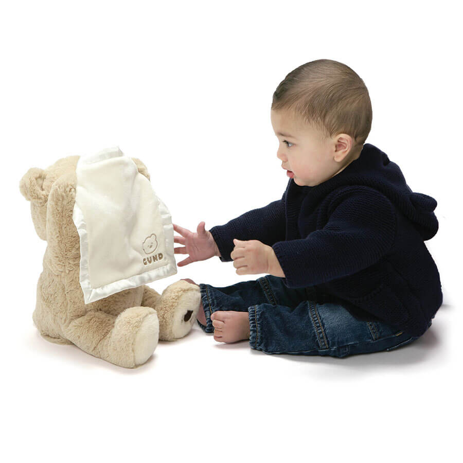 楽天市場 ピーカーブーべア Gund ガンド 出産祝い くま クマ テディベア Teddy Bear 動くぬいぐるみ 手触りふわふわ 誕生日 プレゼント 赤ちゃん 0歳からok ベビーgund社認定 日本正規総代理店 3193 Renaissance Gift