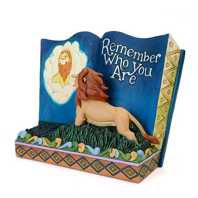 Jim Shore Disney Remember Who you Are Lion King Storybook Simba Mufasa 6001269