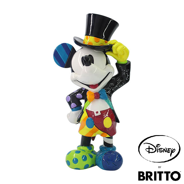楽天市場 ミッキー レトロ シルクハット Disney By Britto ディズニー ロメロ ブリット フィギュア 置物 インテリア ギフト プレゼント お祝い カラフル 鮮やか 派手 かわいい ミッキー マウス ミッキーマウス Mickey Mouseenesco社認定 日本正規総代理店