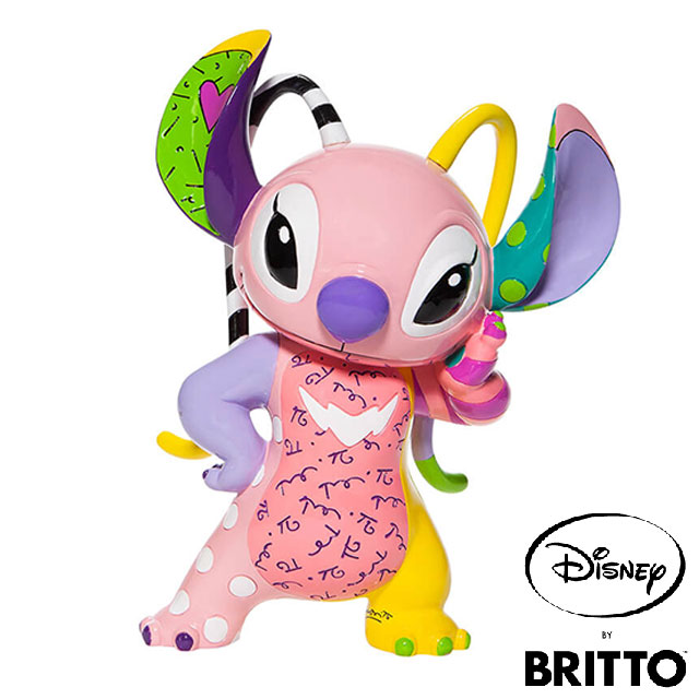 アンド Disney ザ シリーズ Britto プレゼント ギフト ギフト 鮮やか カラフル フィギュア ホビー ロメロ ブリット 置物 スティッチ 派手 Renaissance Romero 日本正規総代理店 ディズニー リロ スティッチenesco社認定 リロ エンジェル お祝い