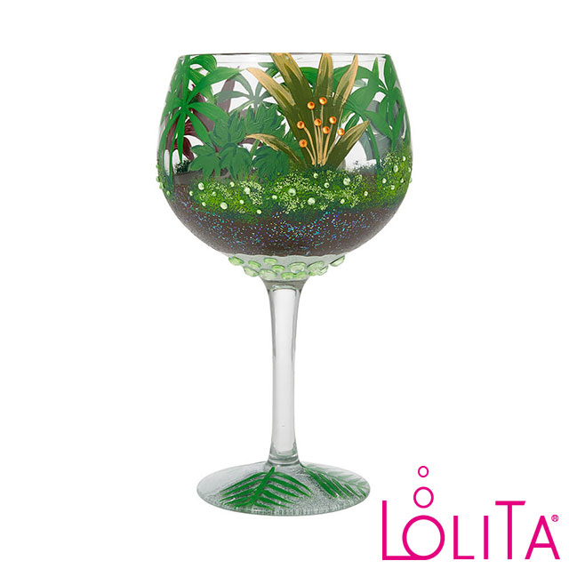 Lolita コパグラス JUNGLE TERRARIUM ロリータ ハンドペイント グラス wine glass プレゼント おしゃれ ギフト キュート ポップ アメリカ セレブ愛用 ブランド Enesco社認定 日本正規総代理店 #6008467