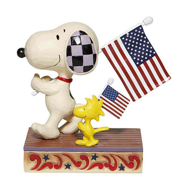 おせっかい ウッドストック アメリカン旗国 Peanuts Jim Shore ラッカセイ アスレチッククラブショア スヌーピー Snoopy 図形 装具 彫り物 インテリア 差上物 御持たせ お慶び事 アメリカ 合衆国 Usaenesco大宮御了承 日本規則総代員販売店 Snoopy Woodstock