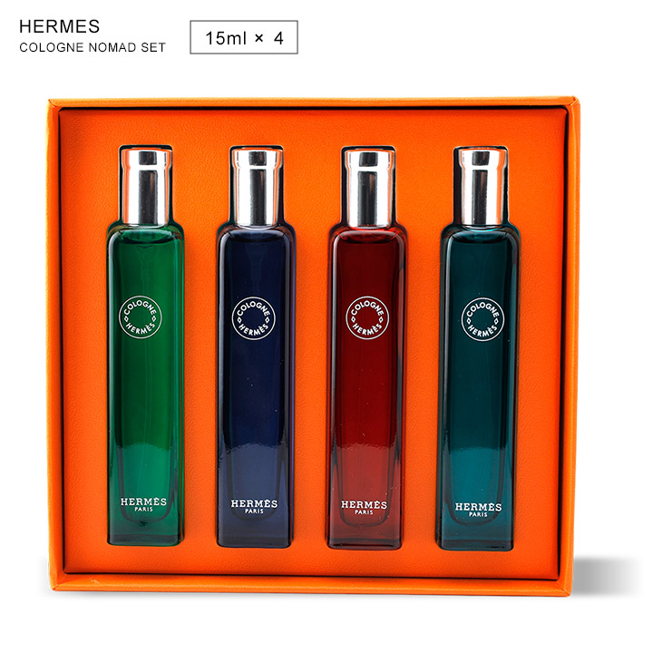 Hermès コレクション コロン 4本セット 楽天市場】エルメス HERMES コロンエルメスノマドセット 15mlx4
