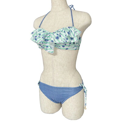 OCEAN PACIFIC（オーシャンパシフィック）_レディース_水着_ビキニ【グリーン(GN)】_525-801