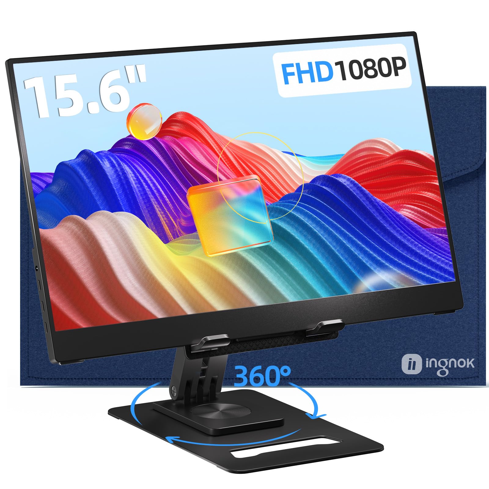 楽天市場】Ingnok モバイルモニター 15.6インチ モバイル