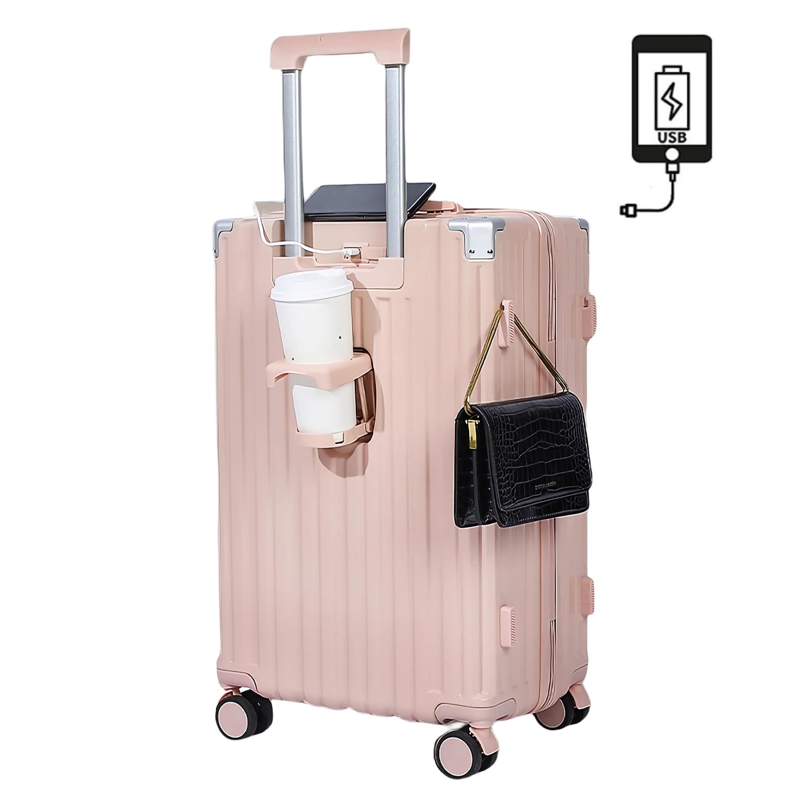 楽天市場】[SUPBOX] スーツケース 機内持ち込み キャリーケース USB