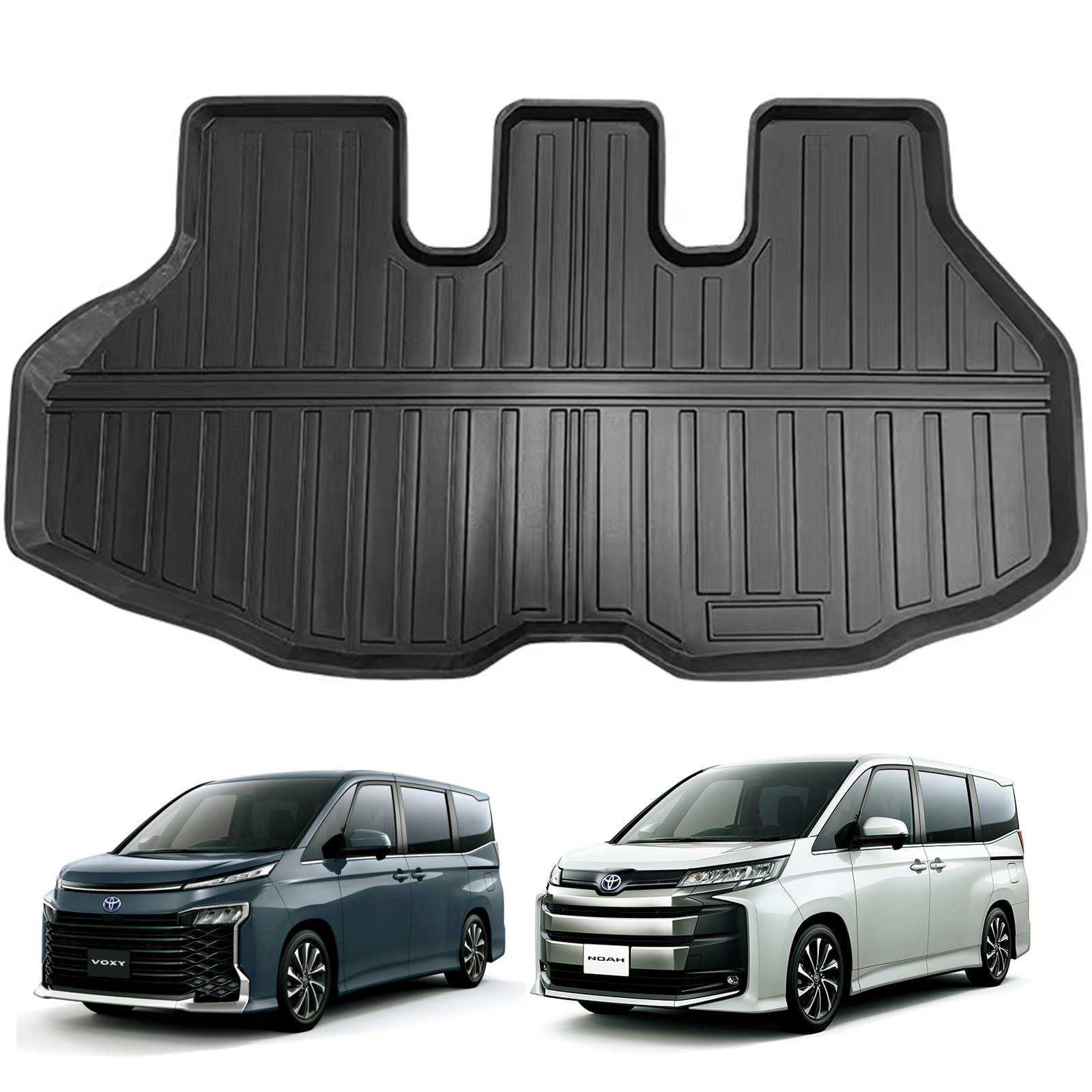 トヨタ 新型 ノア ヴォクシー 90系 7人乗用 3Dラゲッジマット 3Dカーマット 車専用 フロアマット 立体カーマット TPE材質 耐汚れ 抗菌効果 防水 滑り防止 保護パーツ カー用品 （ラゲッジマット 1PCS）