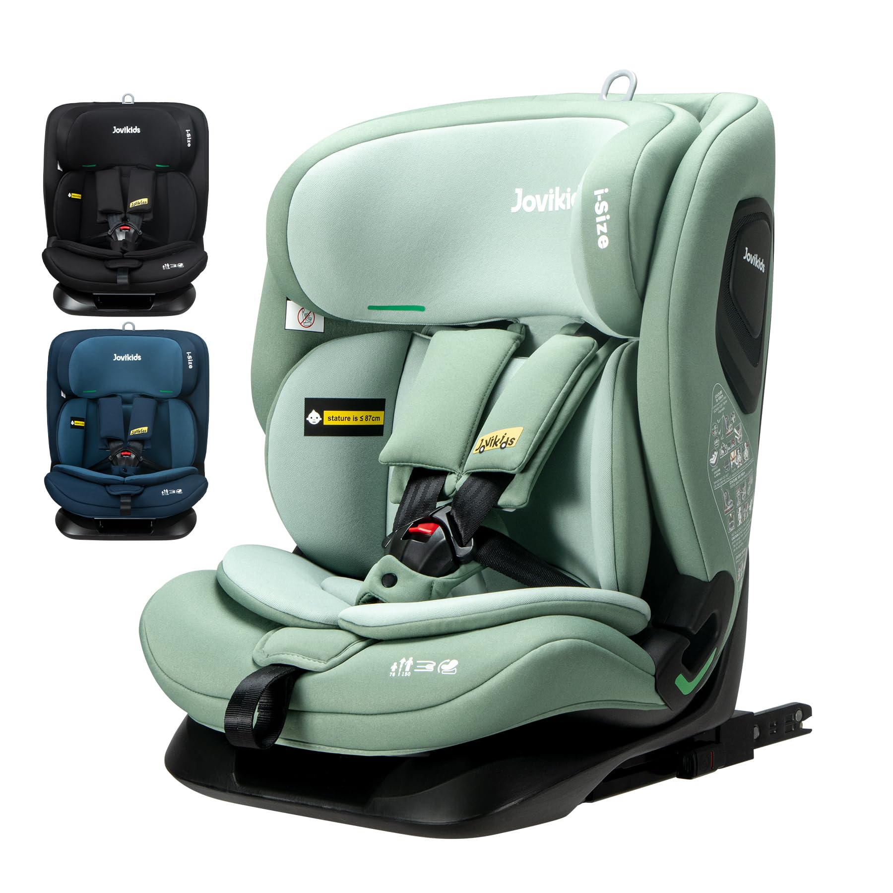 Jovikids 折りたたみ ジュニアシート R129適合 Amazon | Jovikids 折りたたみのジュニアシート ISOFIX、i-Size