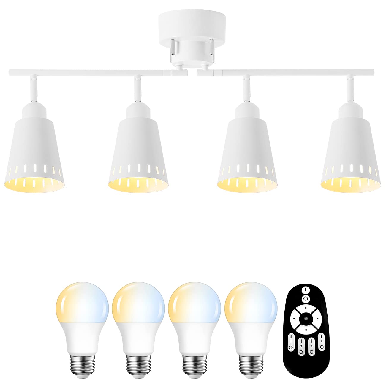 楽天市場】ANWIO シーリングライト 4灯 スポットライト 6畳 8畳 消費