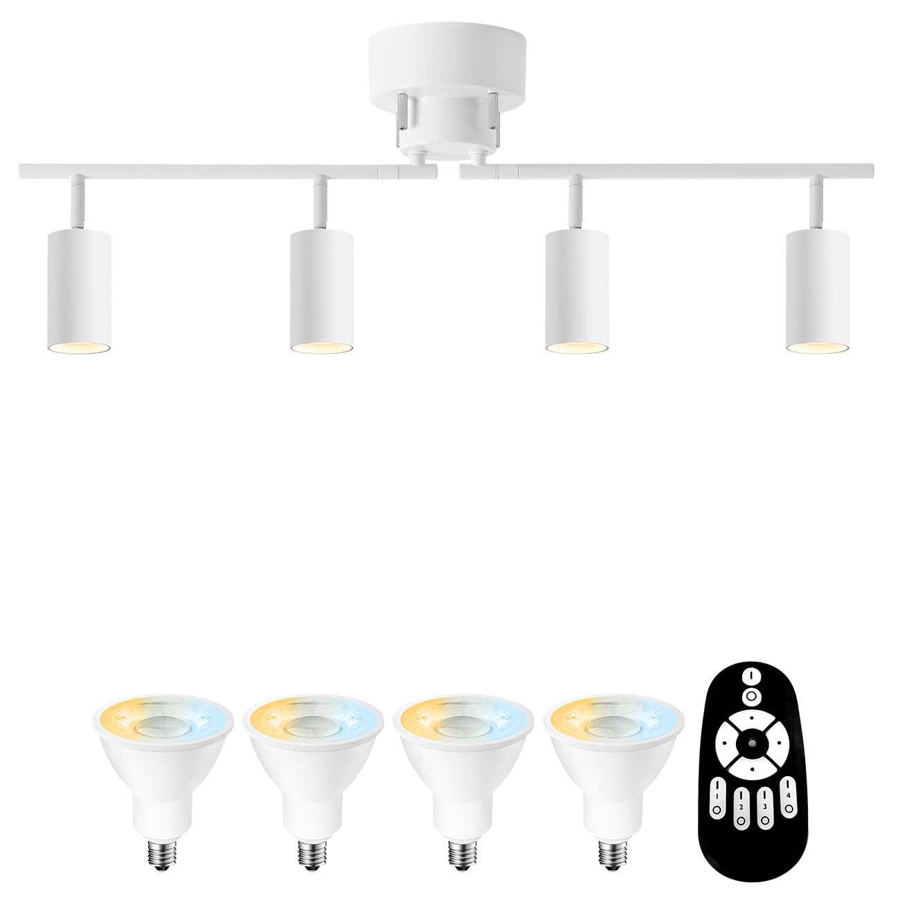 楽天市場】ANWIO シーリングライト 4灯 スポットライト 450LM 6畳 8畳