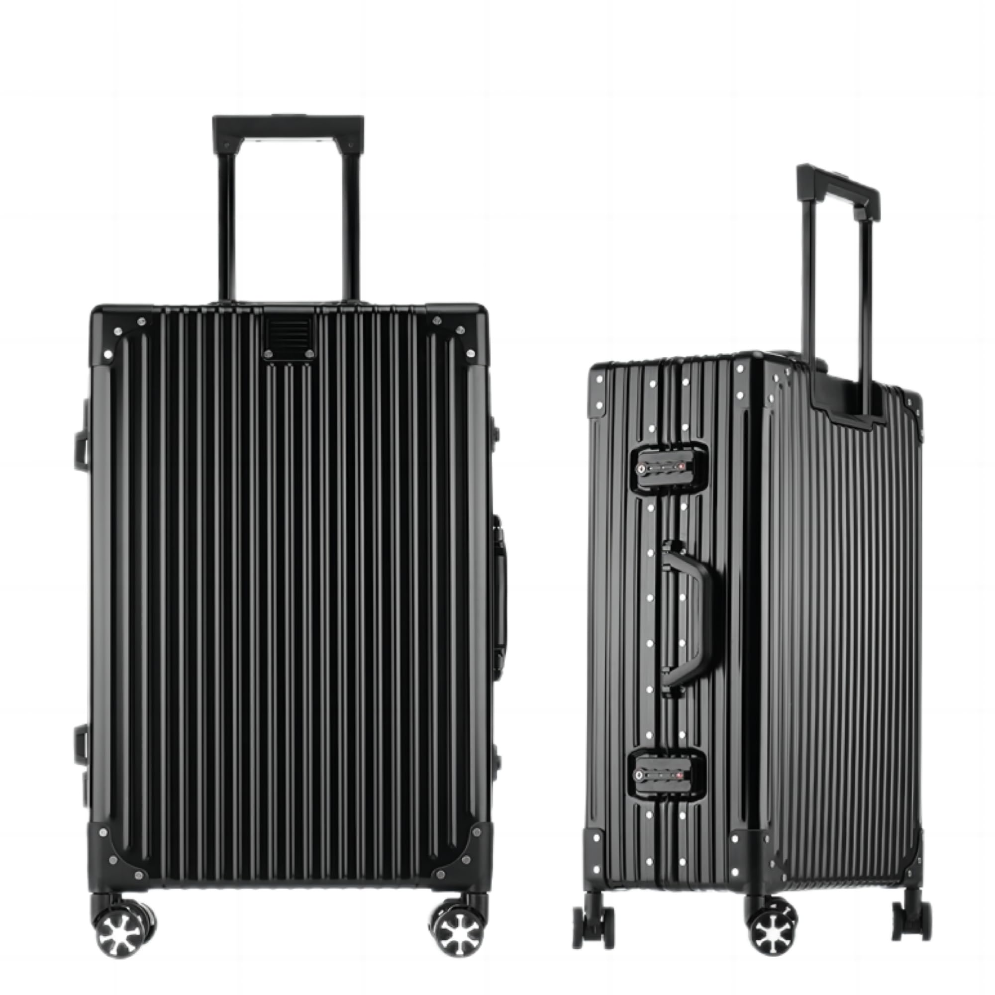[Yuweijie] キャリーケースオールアルミ合金  XL 95L, シルバー Amazon.co.jp: [Yuweijie] スーツケース オールアルミ合金ボディ