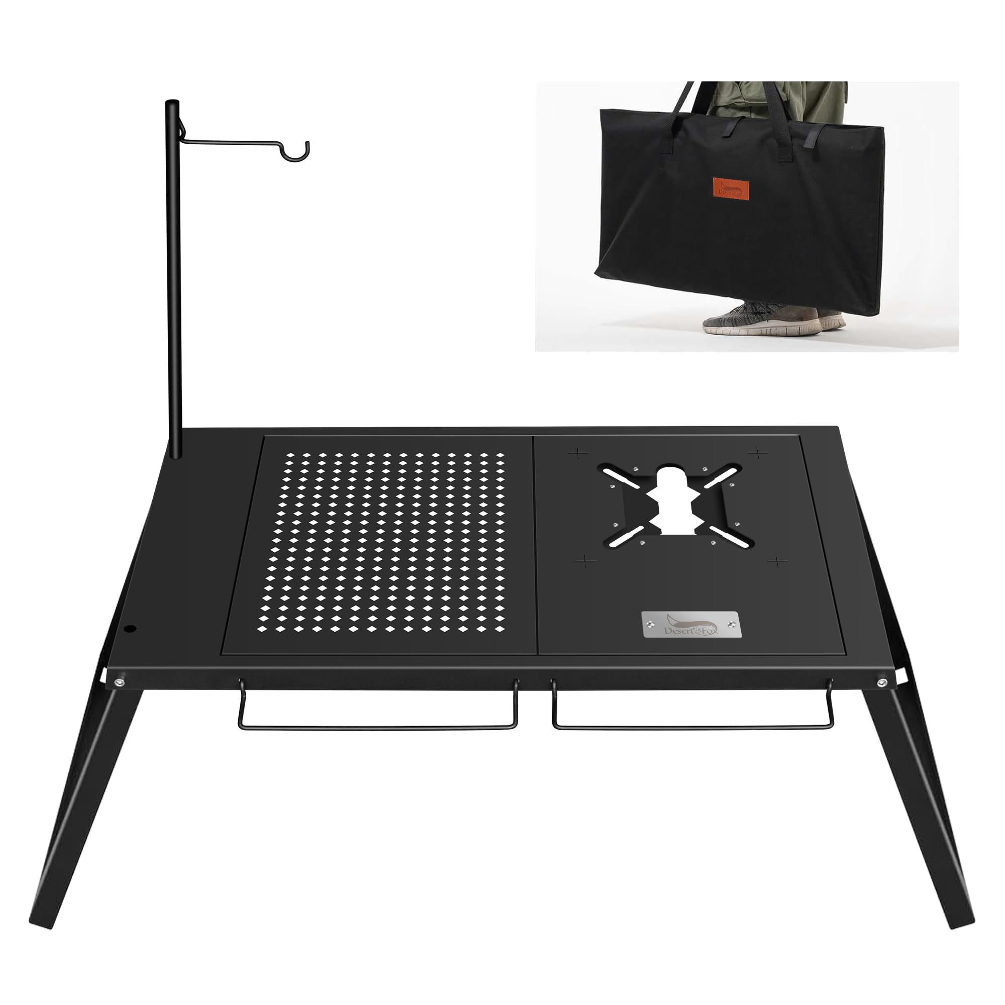【新着商品】DesertFox キャンプテーブル IGT テーブル 高さ調節可能 Amazon | DesertFox キャンプテーブル IGT 軽量 耐荷重60kg 高さ