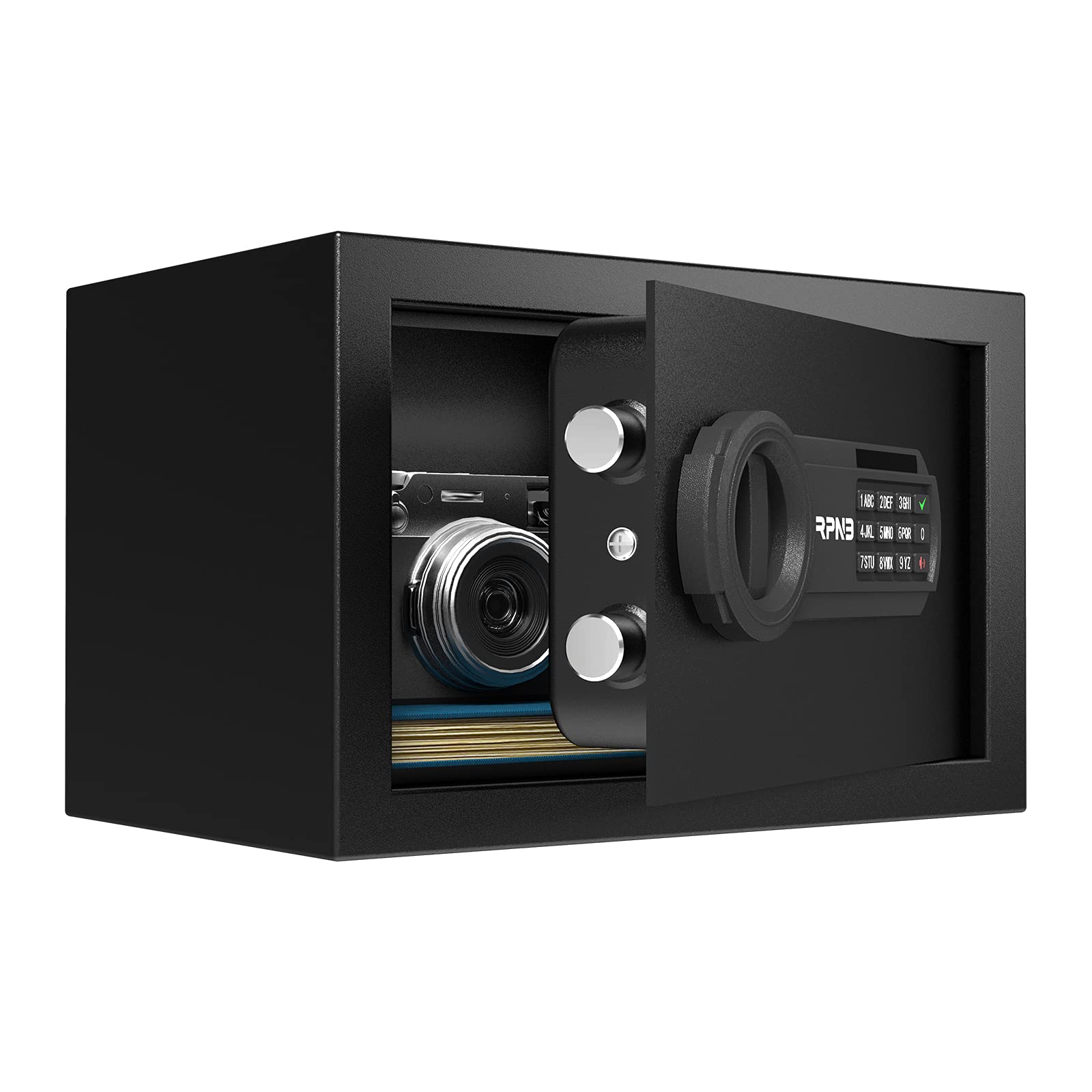 楽天市場】RPNB 金庫 家庭用 小型 電子金庫 保管庫 防犯金庫 デジタル