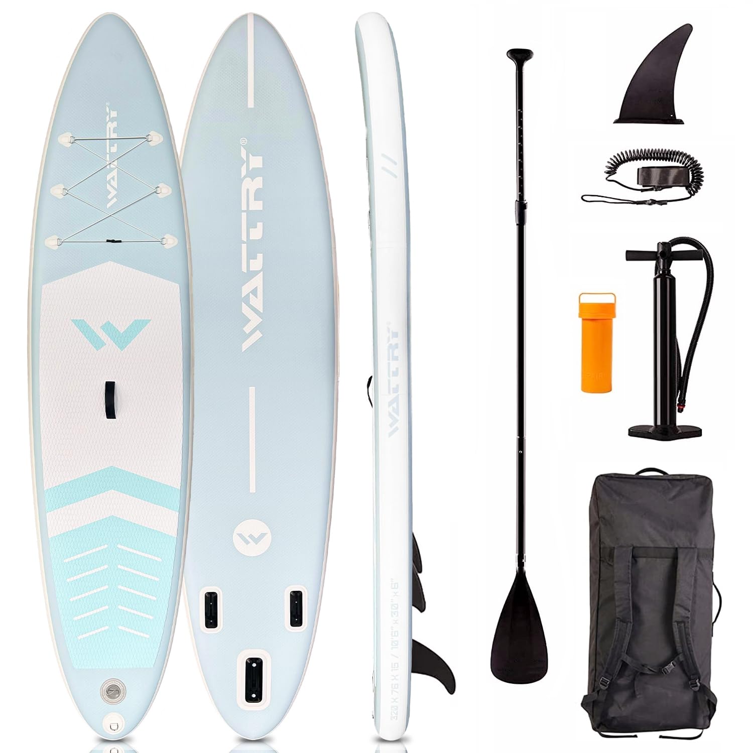 SUPボード サップボード スタンドアップパドルボード 長320cm 幅76cm 厚15cm 耐荷重150kg 耐久性 安定性 滑り止め 初心者 2人乗り 釣り 水上スポーツ|RENEW