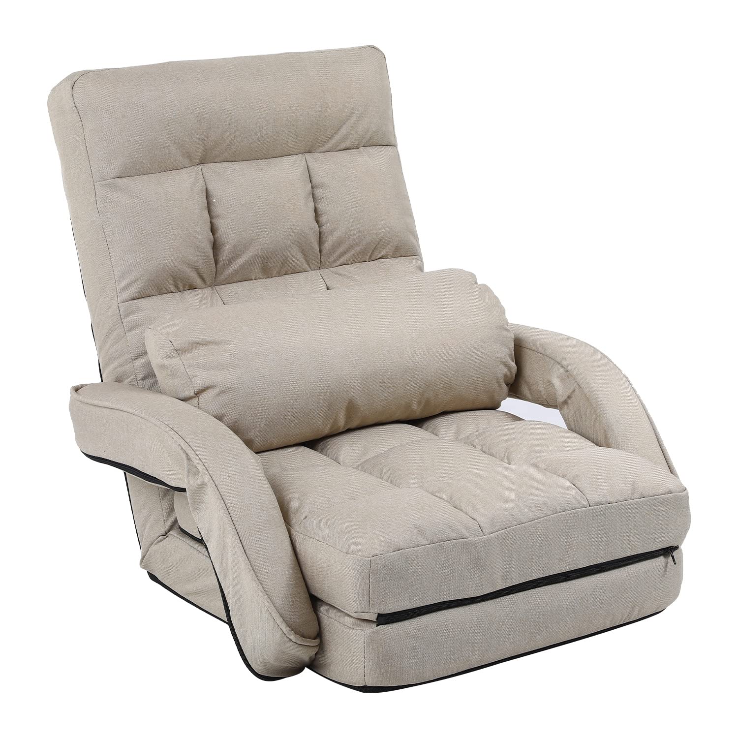 楽天市場】KYODA 座椅子 ひじ掛け付き クッション付き リクライニング