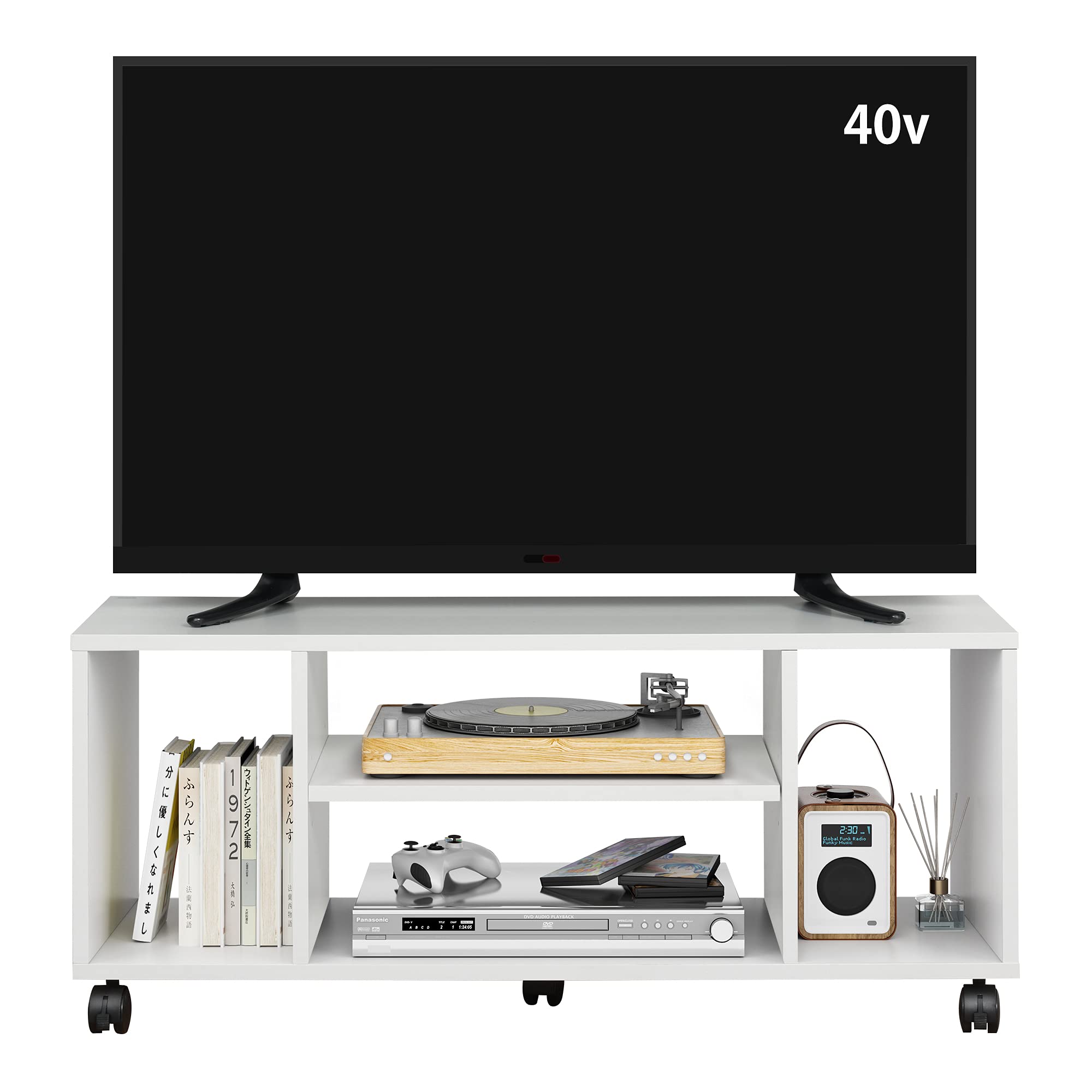 楽天市場】LunarLight テレビ台 幅109.5cm奥行29.6cm高さ37cm