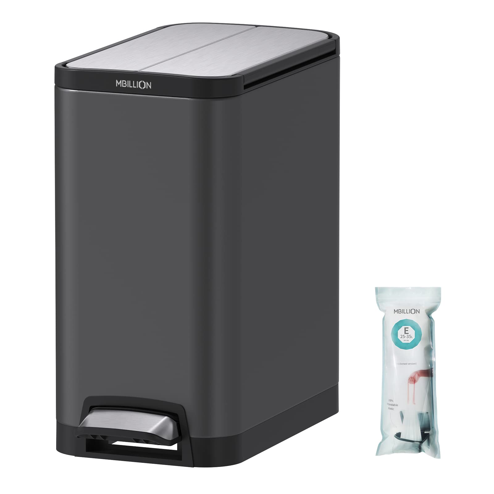 楽天市場】Mbillionゴミ箱おしゃれふた付きステンレス40リットルゴミ箱