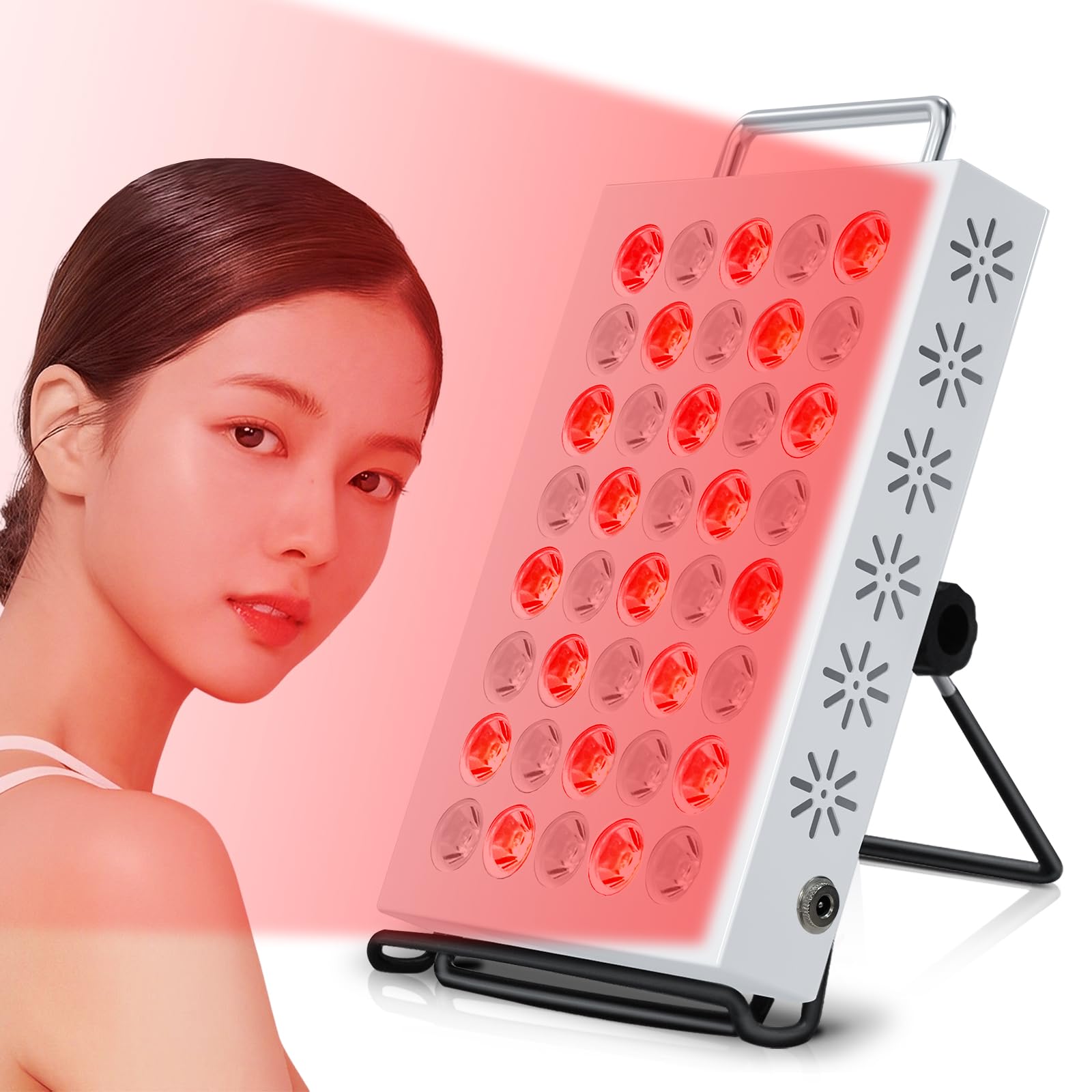 近赤外線LEDライトパネル、赤色LEDパネルにタイマー機能付きコントローラー、角度調整可能なLEDパネル、幅広い用途に対応するLEDパネル