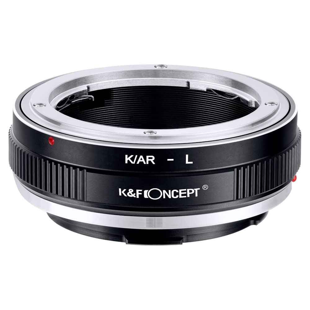 K&F Concept レンズマウントアダプター K/AR-L マニュアルフォーカス コニカARマウントレンズ → レイカLマウント装着