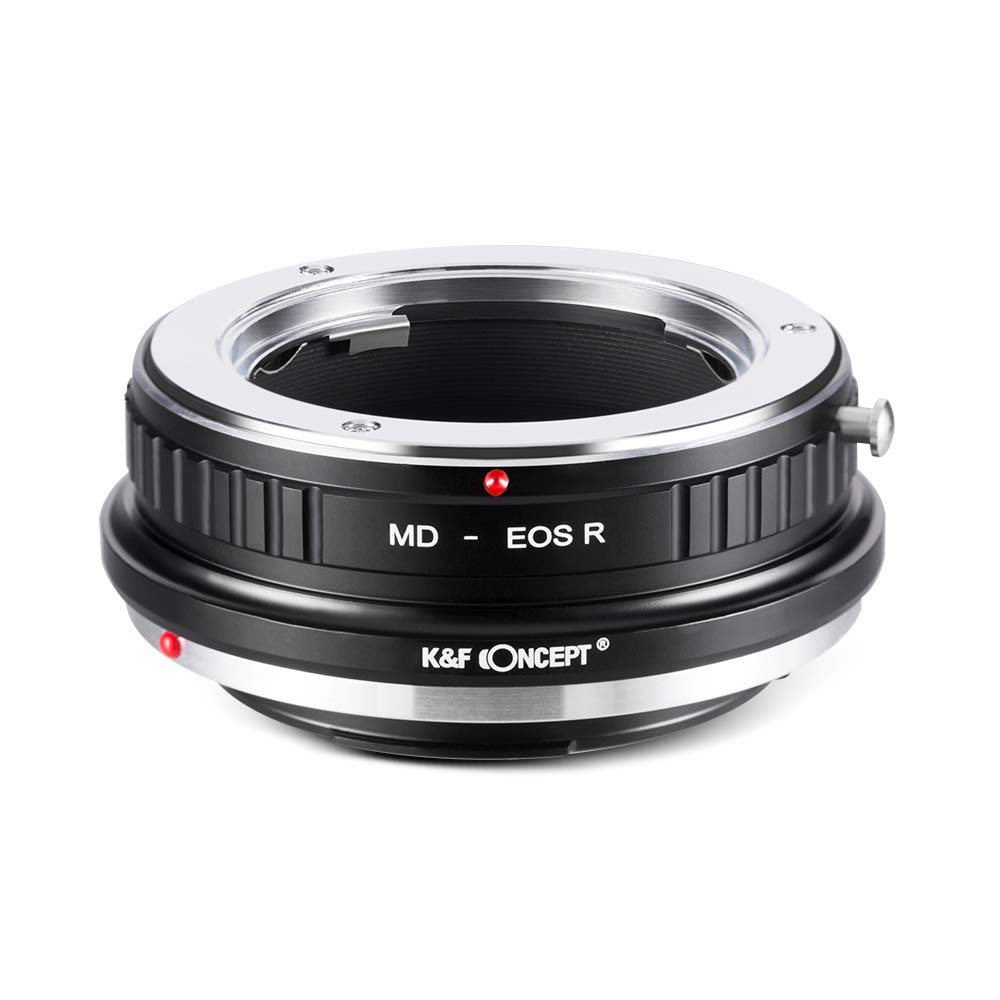 K&F Concept マウントアダプター Minolta対応 MDマウントレンズ-Canon対応 EOS R RFマウントカメラ装着 ミノルタMD MCレンズ 変換 レンズアダプター 高精度 無限遠実現 メーカー直営店