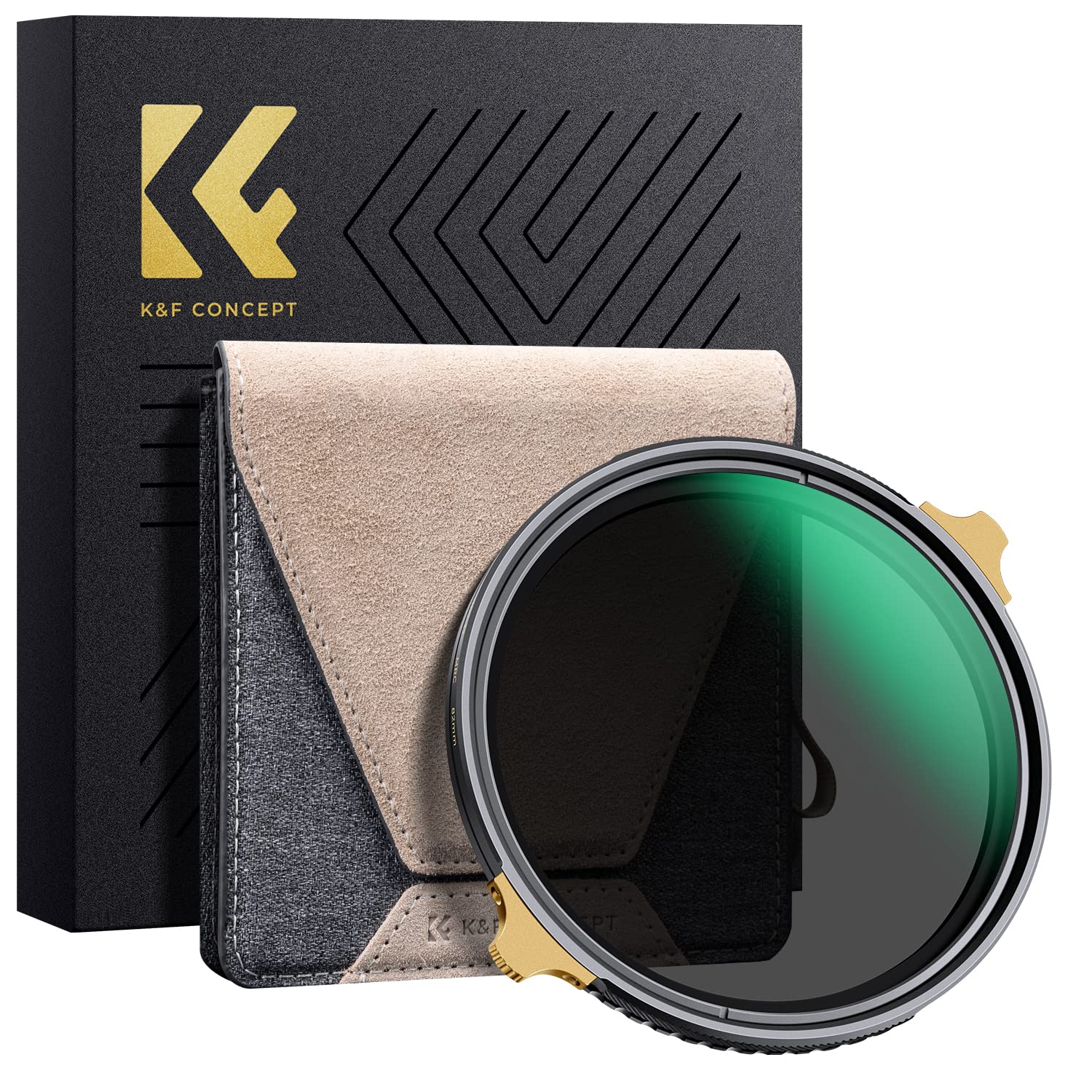 K&F Concept NDフィルター ND2-32 77mm 1-5段階減光 真鍮製 フレアやゴースト防止 色かぶり無し 36層ナノコーティング 撥水防汚 キズ防止 超薄枠 ケラレ無し(NANO-X Proシリーズ)【メーカー直営】|RENEW