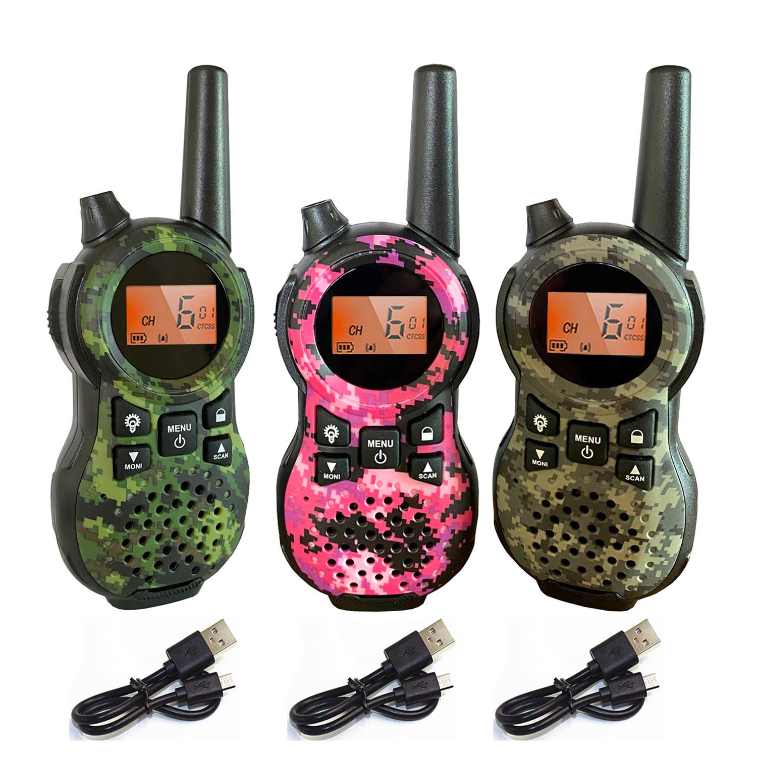 楽天市場】TRH 子供用 特定小電力トランシーバー 3台セット 小型