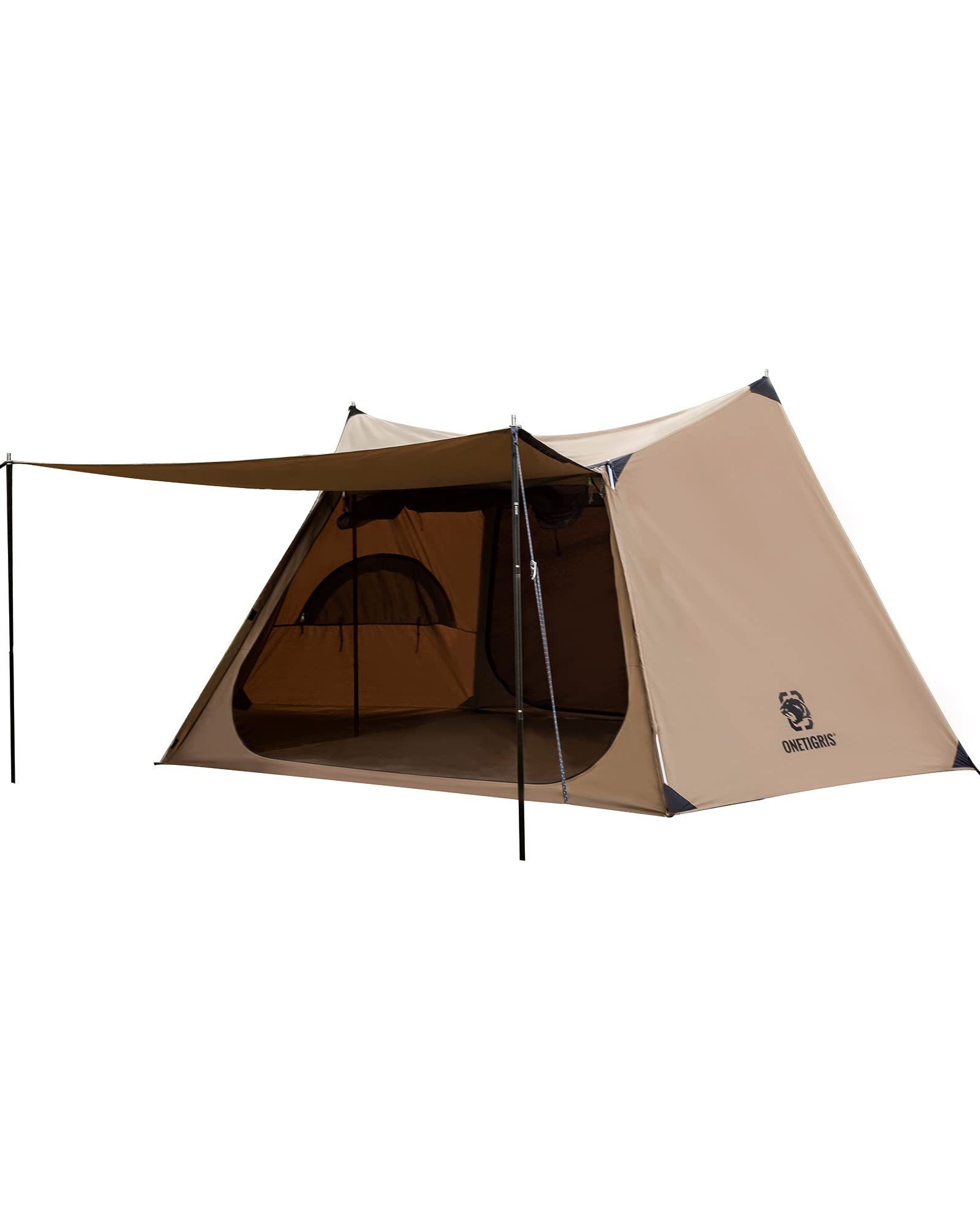 楽天市場】OneTigris ROC SHIELD パップテント TC軍幕 2人用 変形自在