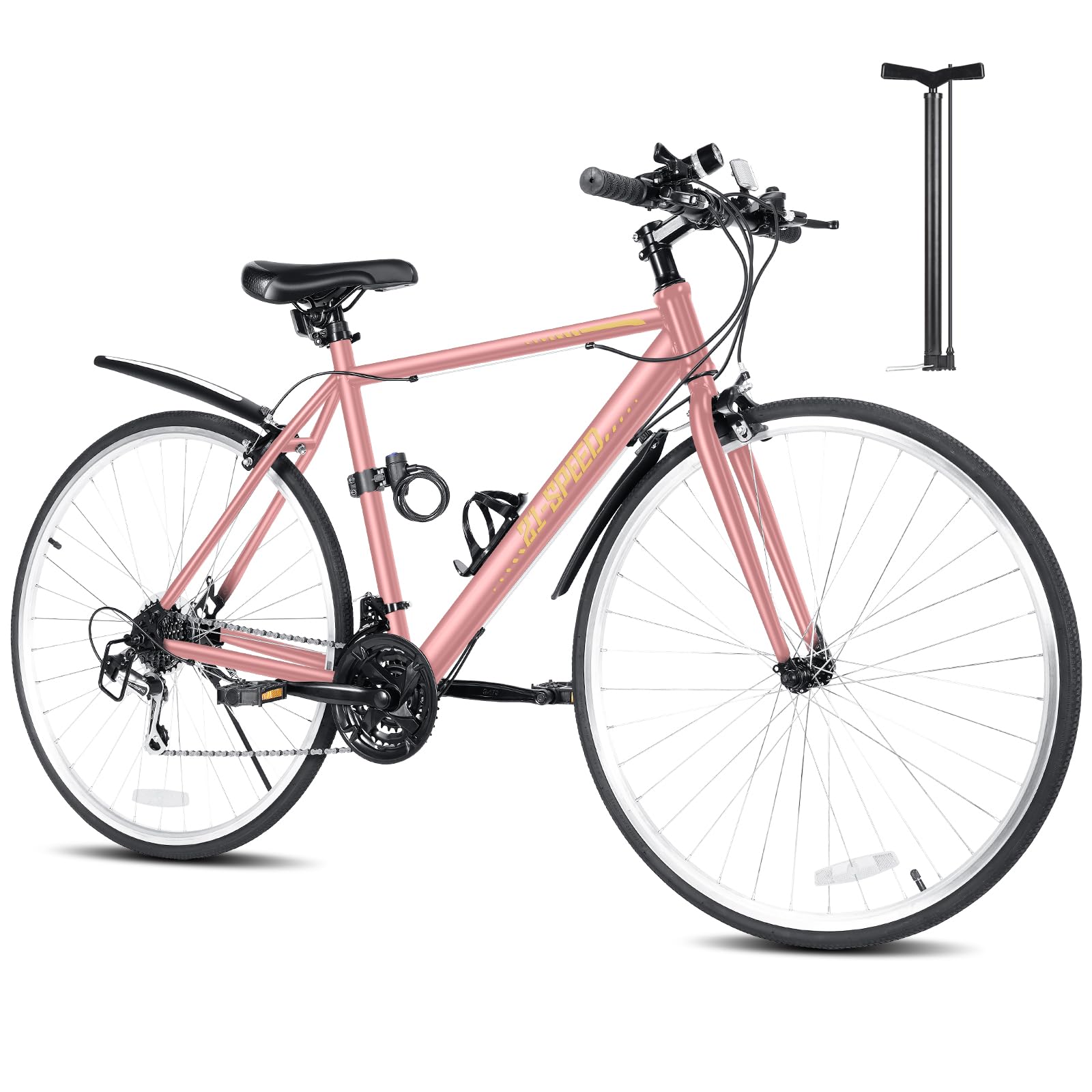 楽天市場】TOMONAUクロスバイク自転車700C(約27インチ)21段変速軽量高