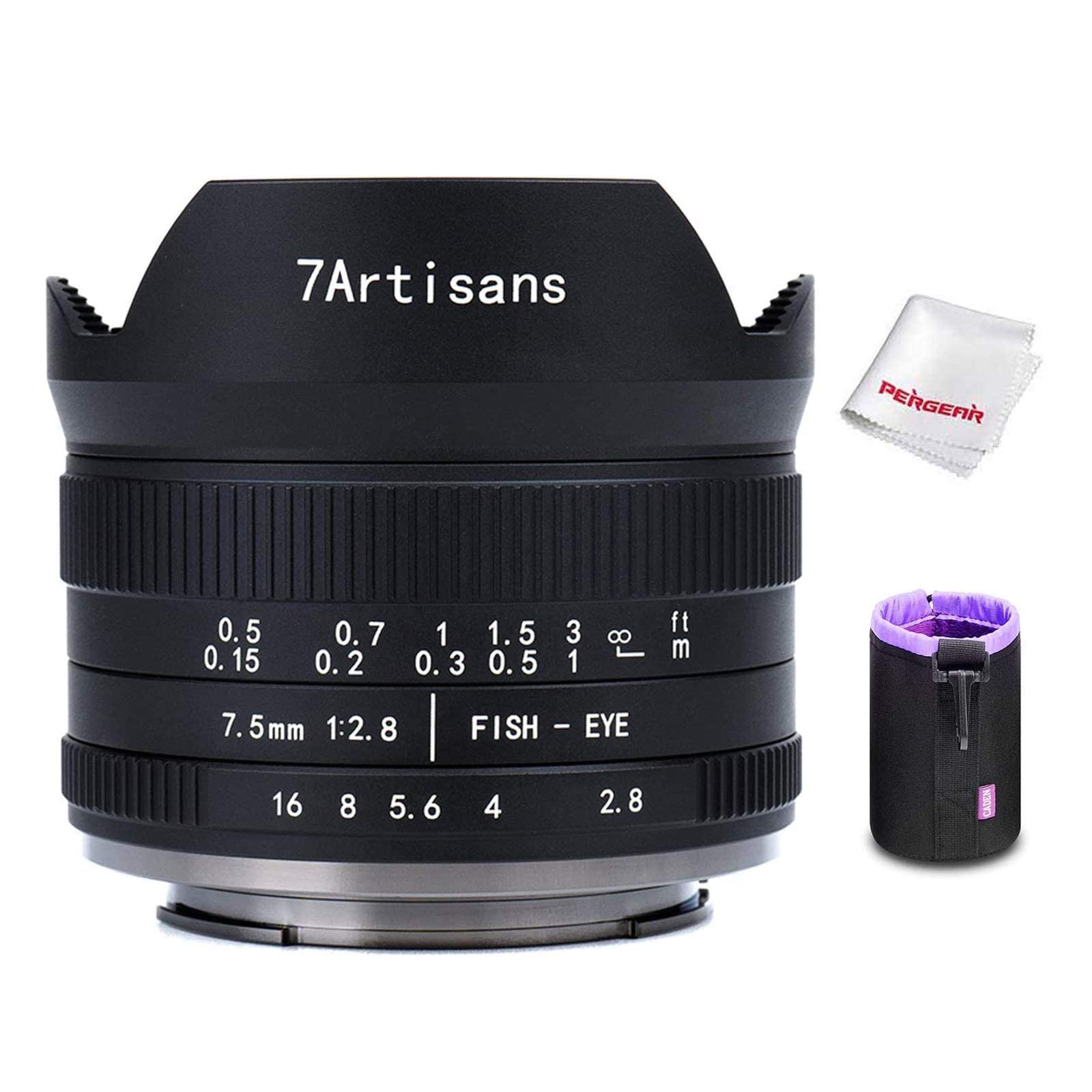 7artisans 7.5mm F2.8 II 魚眼レンズ 超広角 Panasonic/Olympus M4/3マウント対応 APS-Cサイズ対応 Fish eye II マイクロフォーサーズ|RENEW