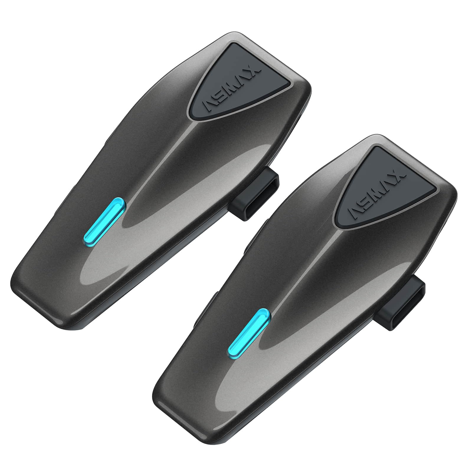 ASMAX バイク インカム S1 バイク用インカム 8人同時メッシュ通信可能 音楽ながら通話 デュアルチップ Bluetooth 5.4 ヘルメット インカム FMラジオ 日本語音声制御 自動通信回復 他社のインカムと接続可能 IPX7防水 ENC&DS|RENEW