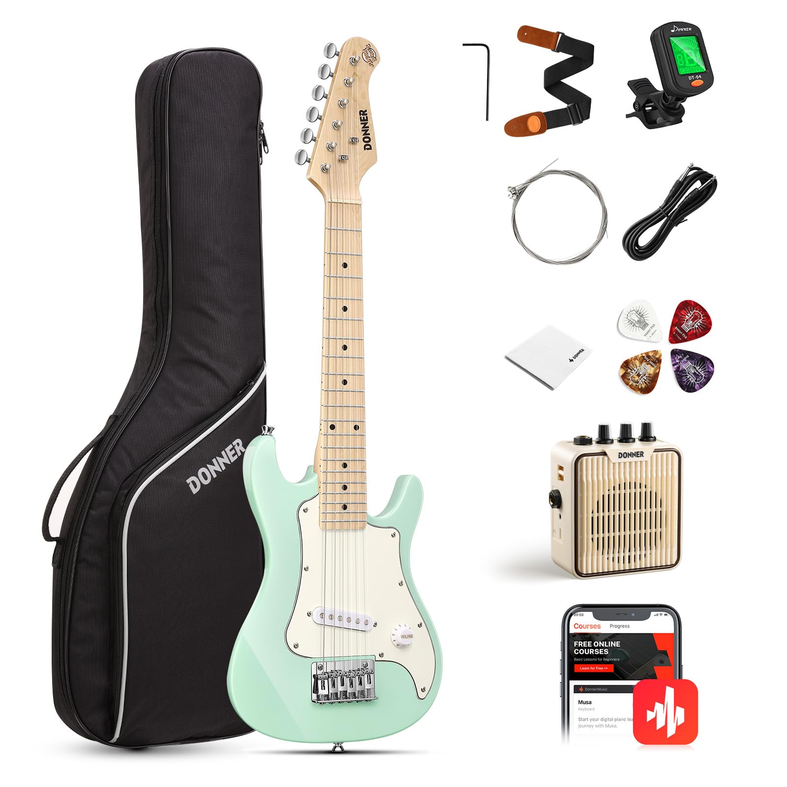 しゆなみさん専用 ミニエレキギター本体＆備品9点セット 数量限定特価】 Ibanez JEMJRSP-PK PINK エレキギター初心者14点