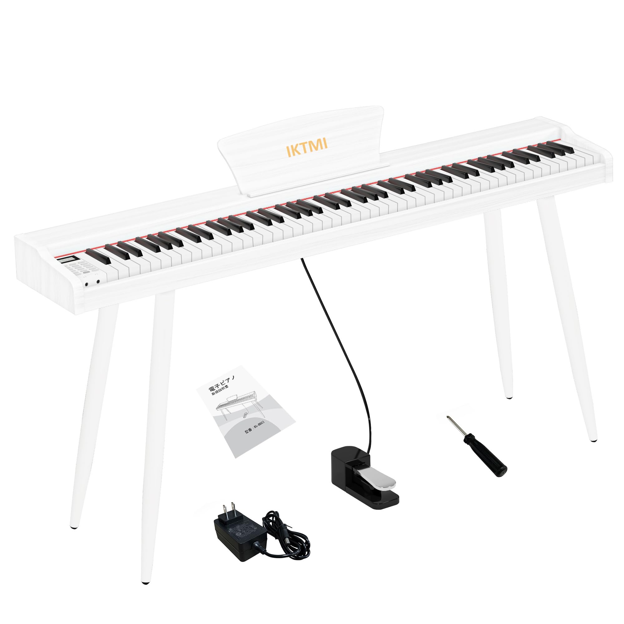 楽天市場】IKTMI 電子ピアノ 88鍵盤 木製 ピアノ 88鍵 Digital
