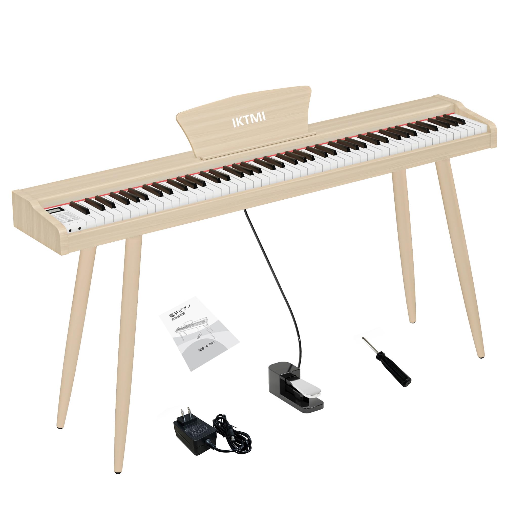 ❣️新品❣️IKTMI 電子ピアノ 88鍵盤 木製 電子 ピアノ Amazon.co.jp: IKTMI 電子ピアノ 88鍵盤 電子 ピアノ 木製 88鍵