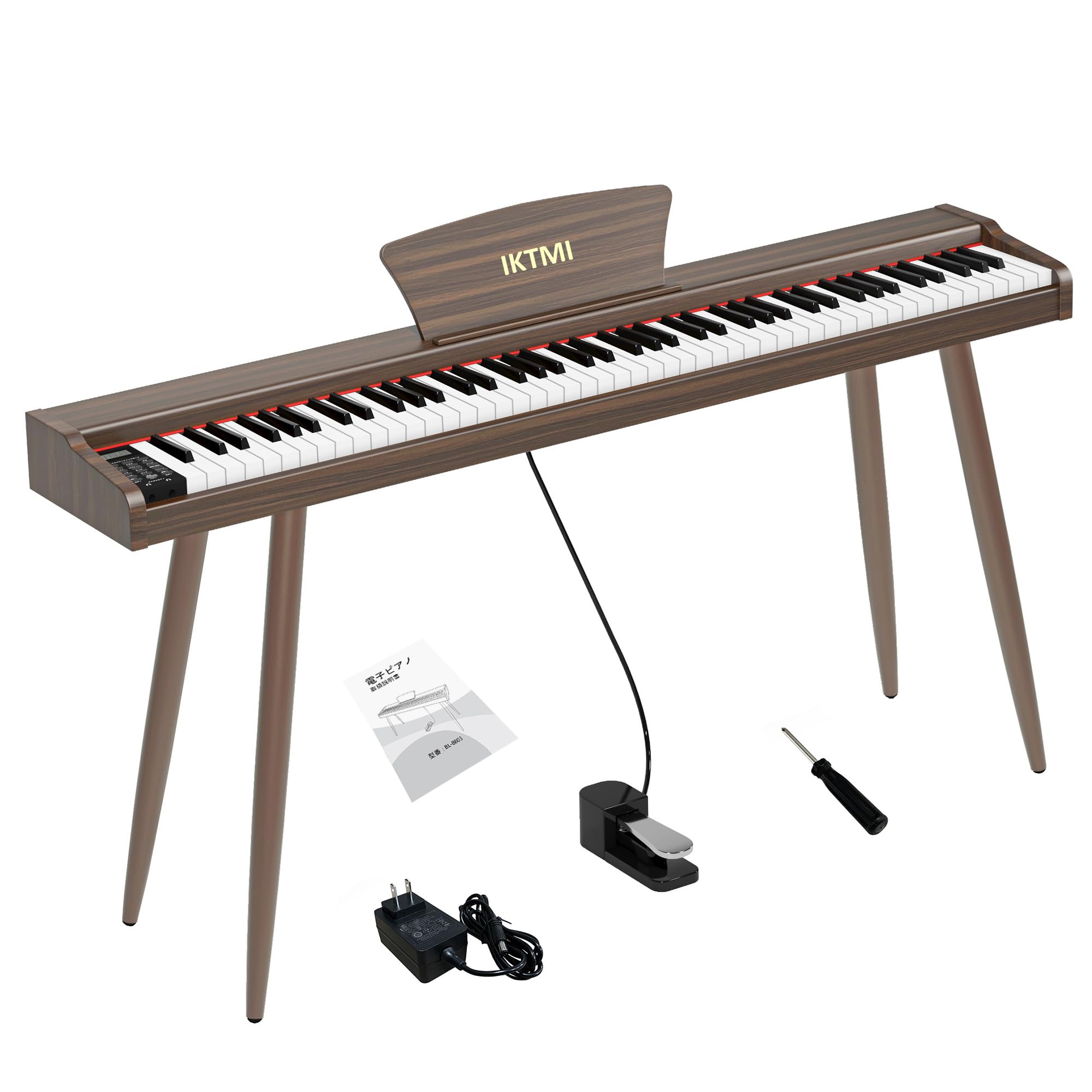 IKTMI 電子ピアノ 88鍵盤 木製 ピアノ 88鍵 DigitalPiano Amazon | IKTMI 電子ピアノ 88鍵盤 木製 ピアノ 88鍵 Digital