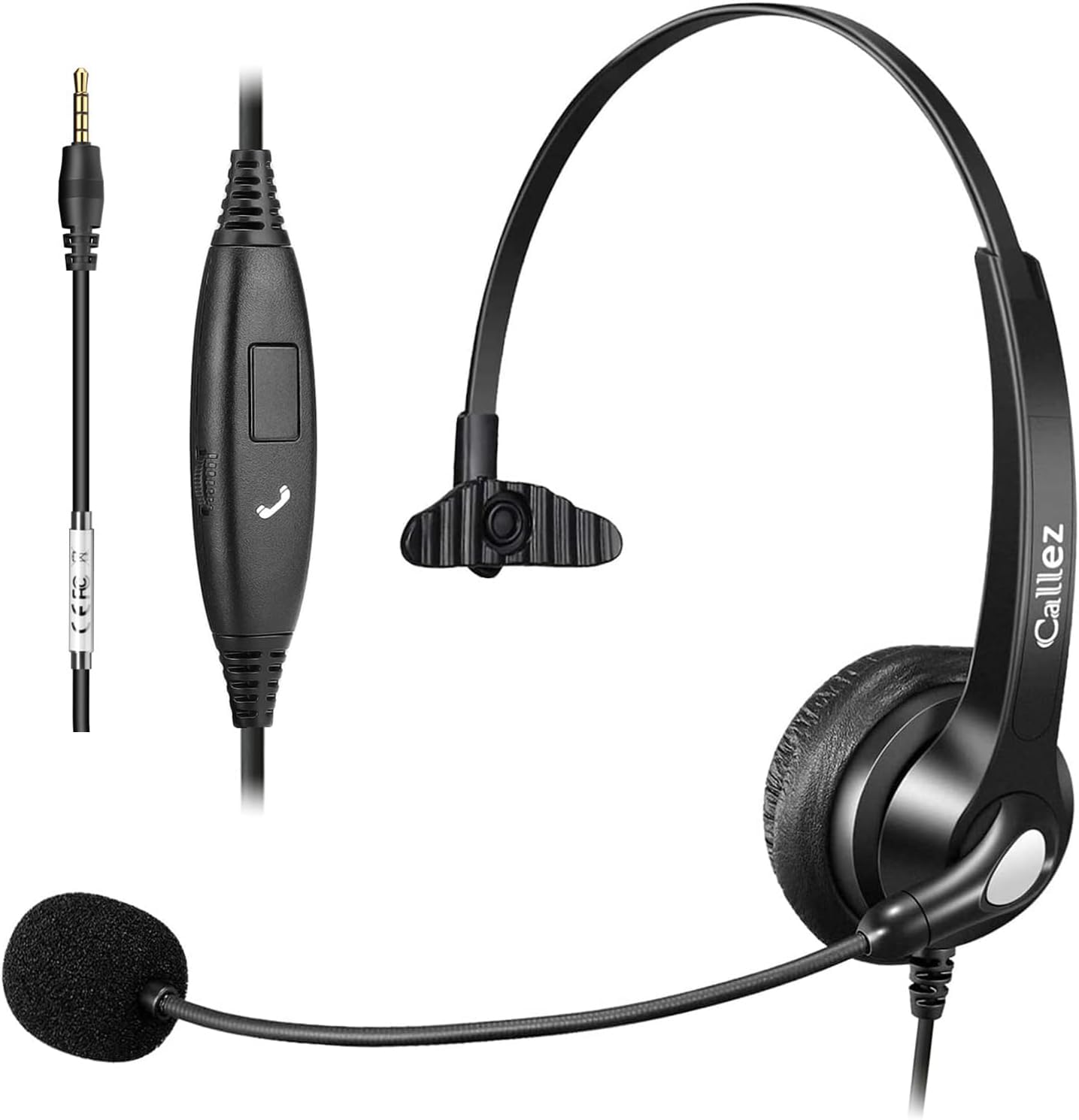 3markets(株) 着信ナシ call.1 call.2 call.3セット 楽天市場】Callez ヘッドセットPC用 3.5mm接続 両耳 ノイズ