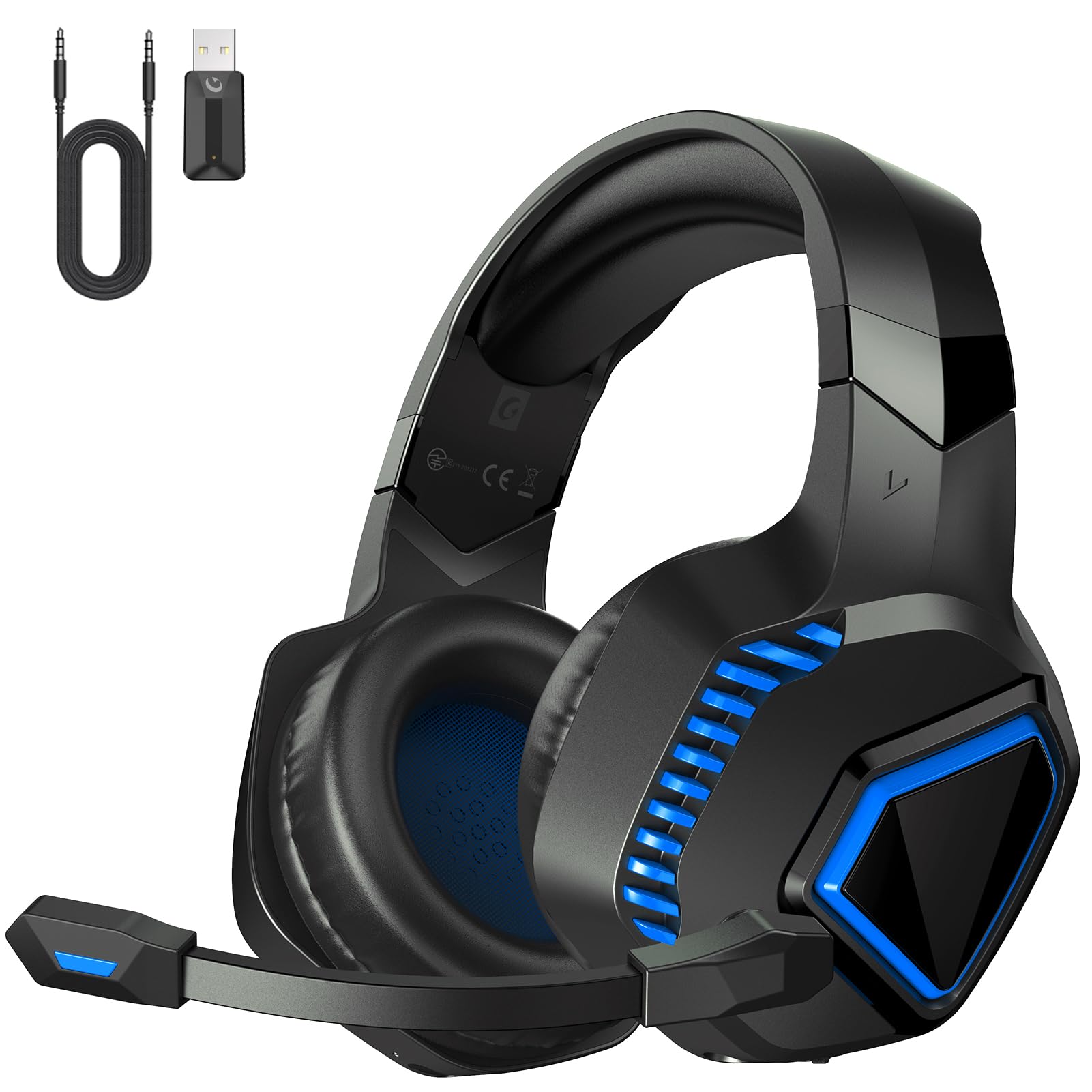 Gvyugke ゲーミングヘッドホン ヘッドセット Captain780 無線 Amazon.co.jp: ゲーミングヘッドセット ワイヤレス Captain 780