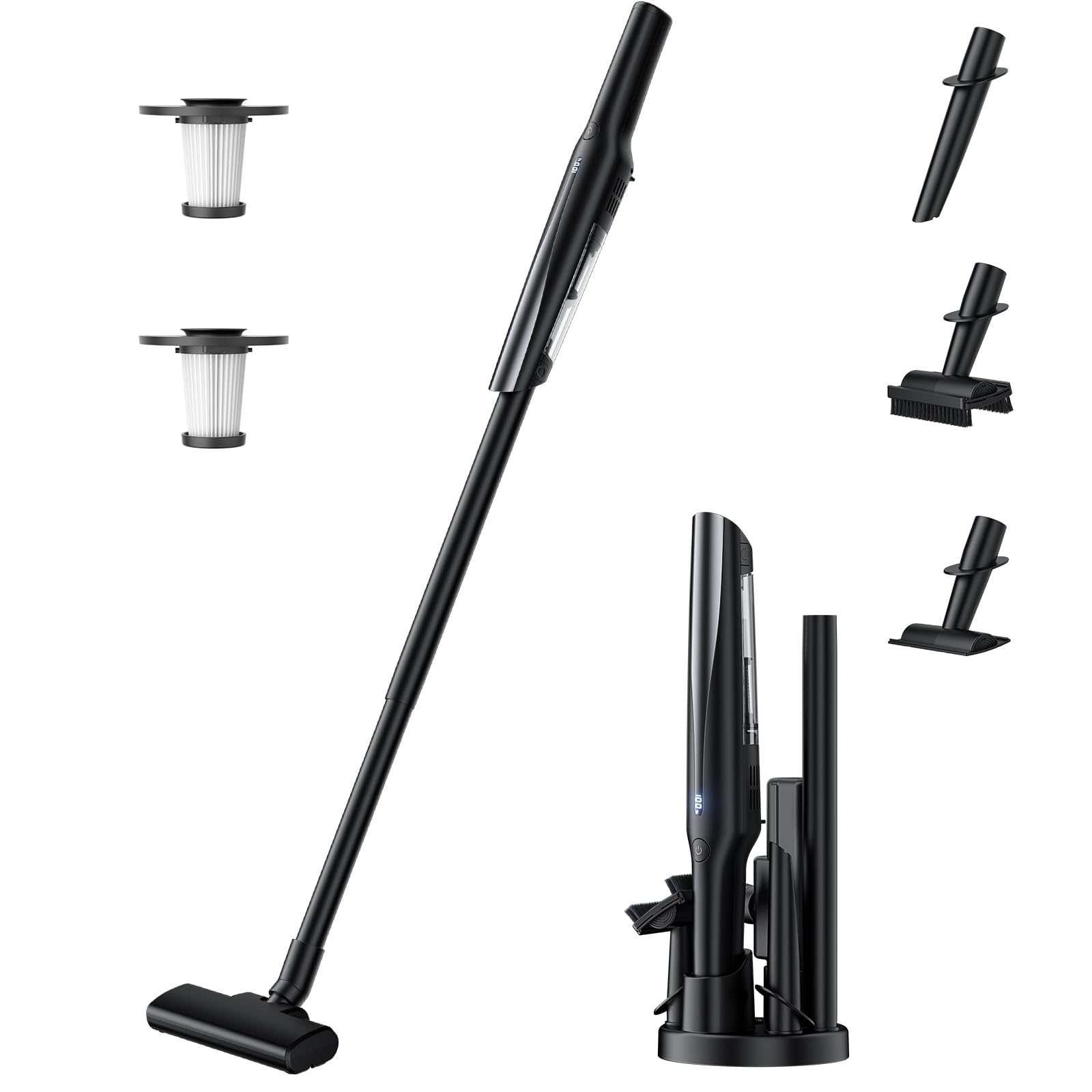 掃除機 コードレス 軽量 置くだけ充電　38Kpa強力吸引 最大40分連続稼 楽天市場】掃除機コードレス軽量【置くだけ充電】38Kpa強力吸引