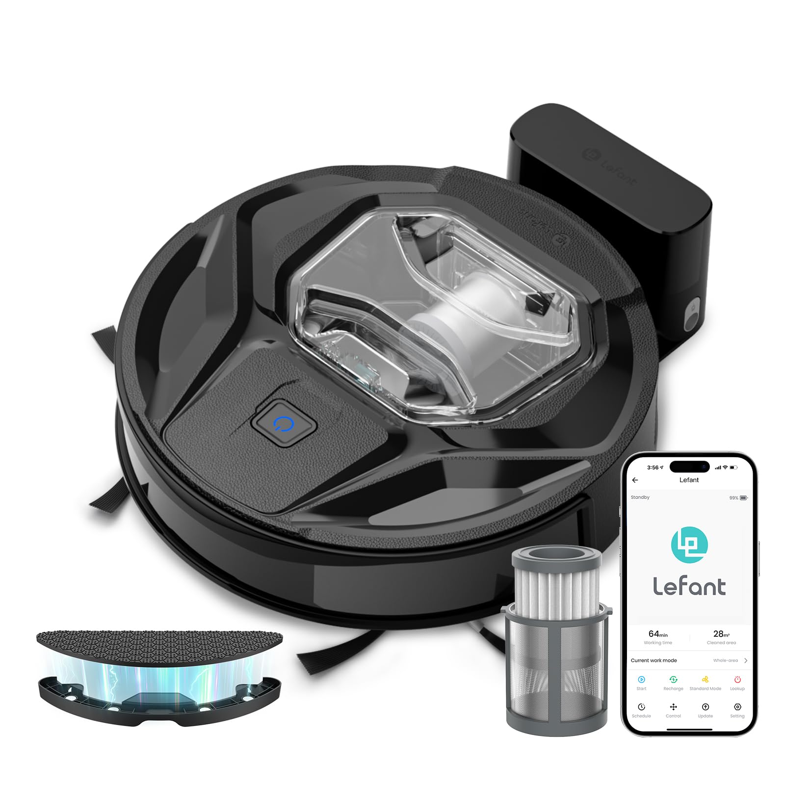 楽天市場】Lefant M1 ロボット掃除機【水拭き両用・LDSレーザー